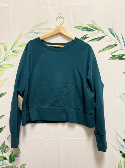 Nike Get Fit Luxe Popover Crewneck (L)