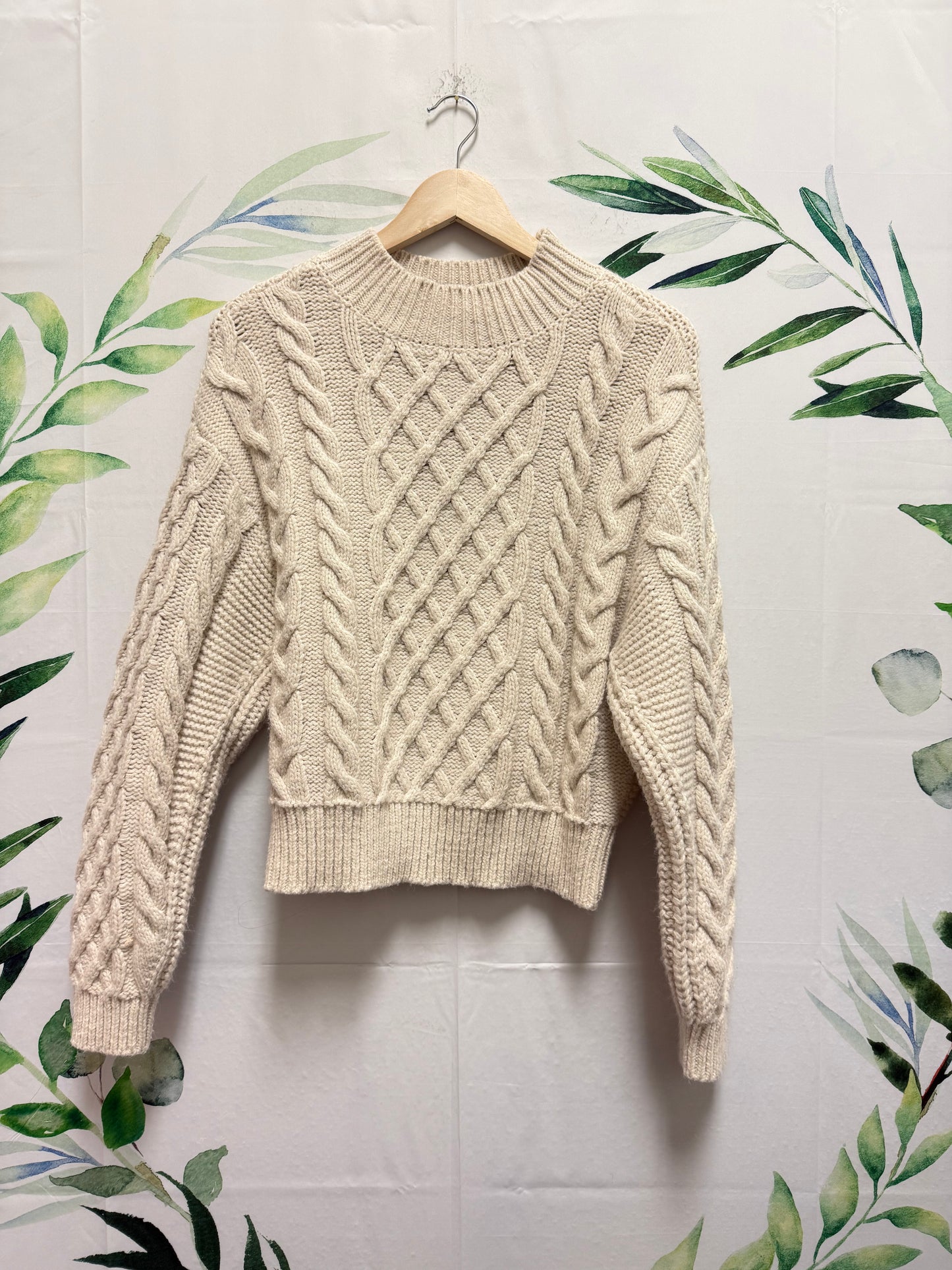 Gentle Fawn Cable Knit Sweater (M)