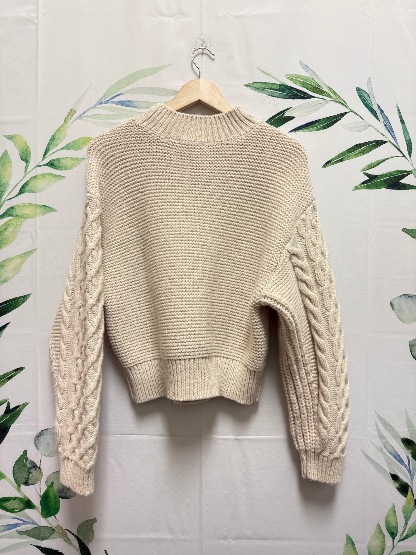 Gentle Fawn Cable Knit Sweater (M)