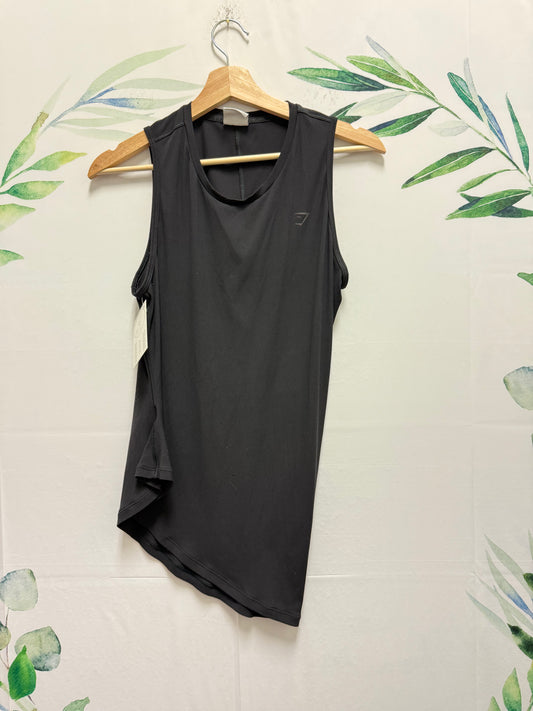 CLEARANCE Gymshark Asymmetrical Ribbed Tank (L)