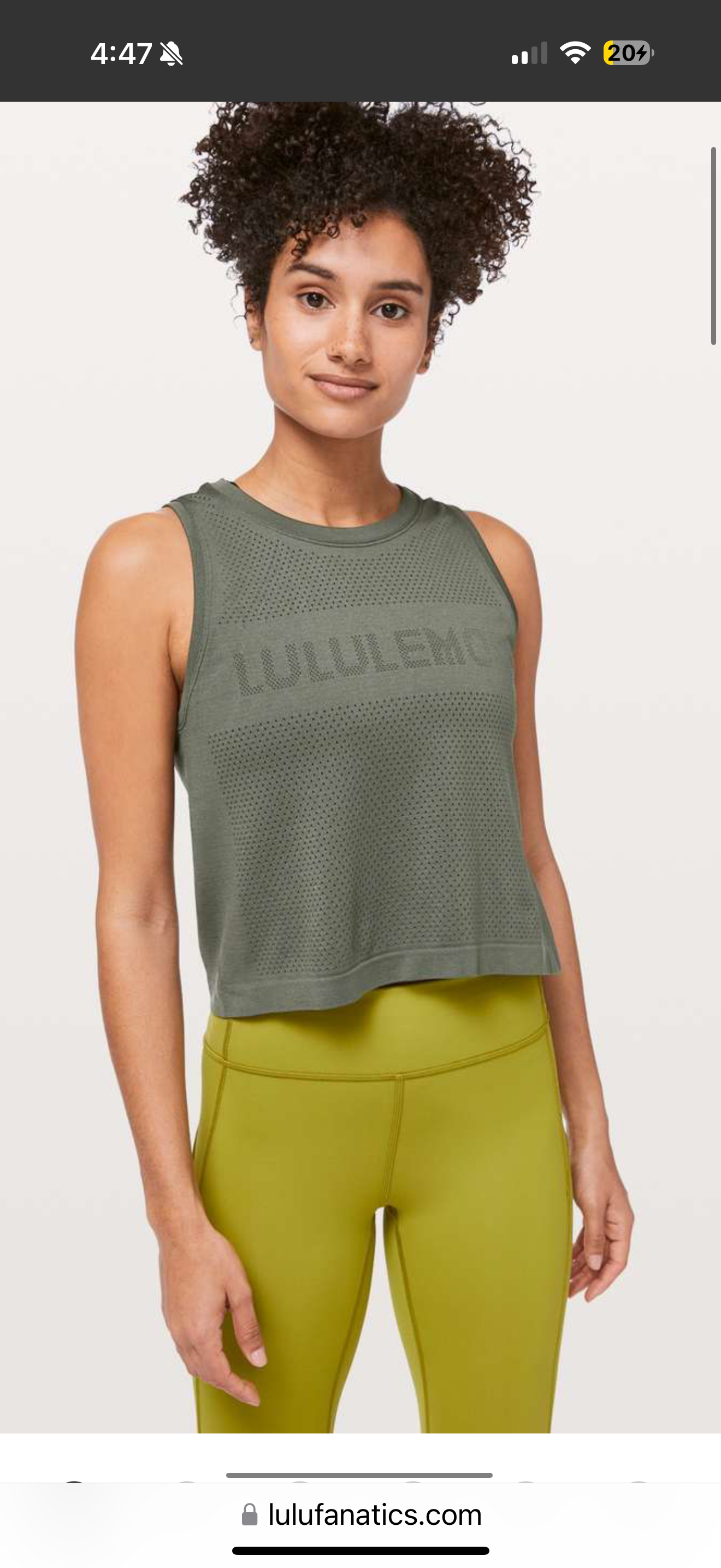 CLEARANCE Lululemon Breeze By Muscle Crop Tank *Vancouver (4)