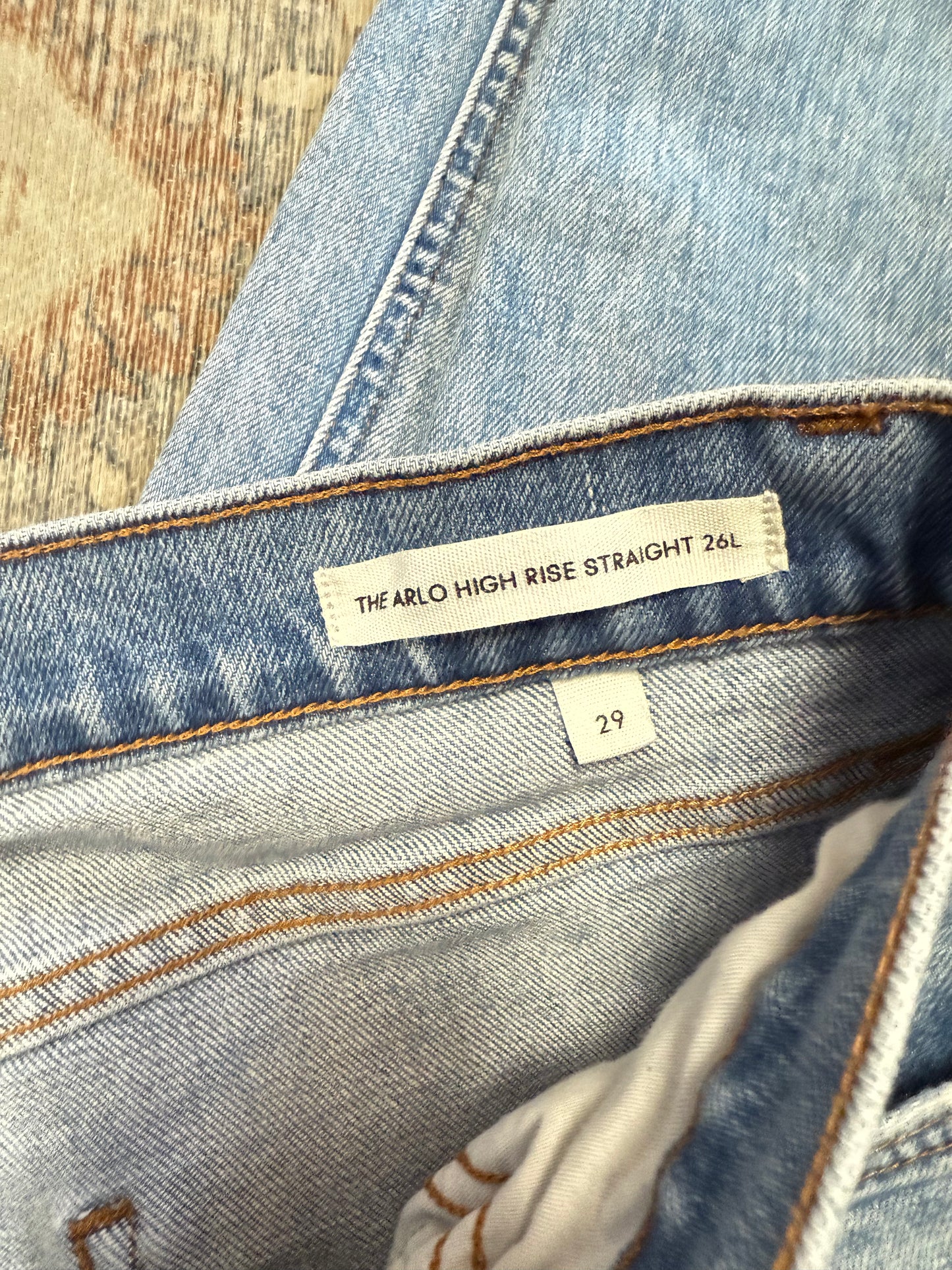 Denim Forum Arlo Straight HR Jeans (29x26)