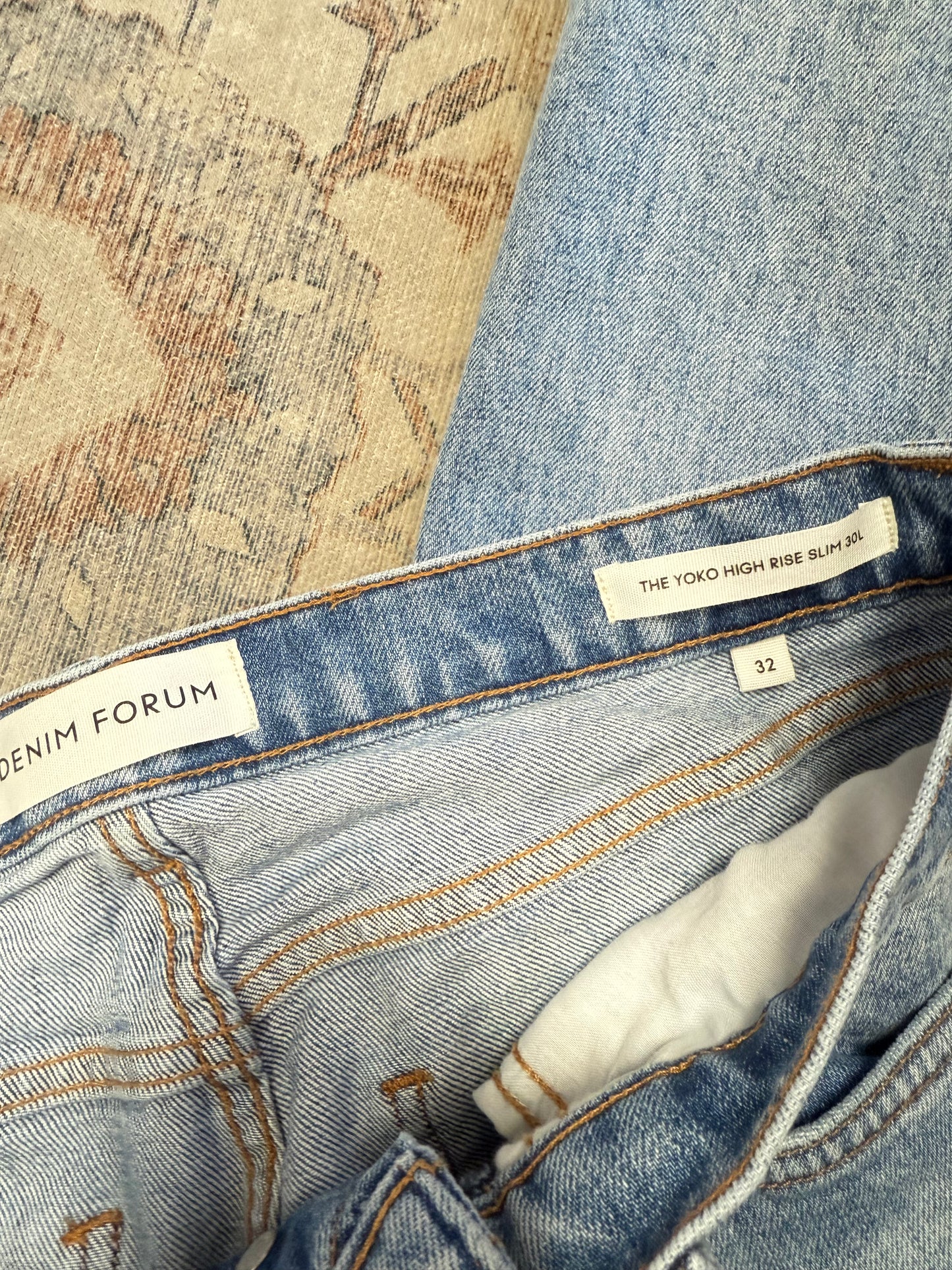 Denim Forum Yoko Slim HR Jeans (32x30)