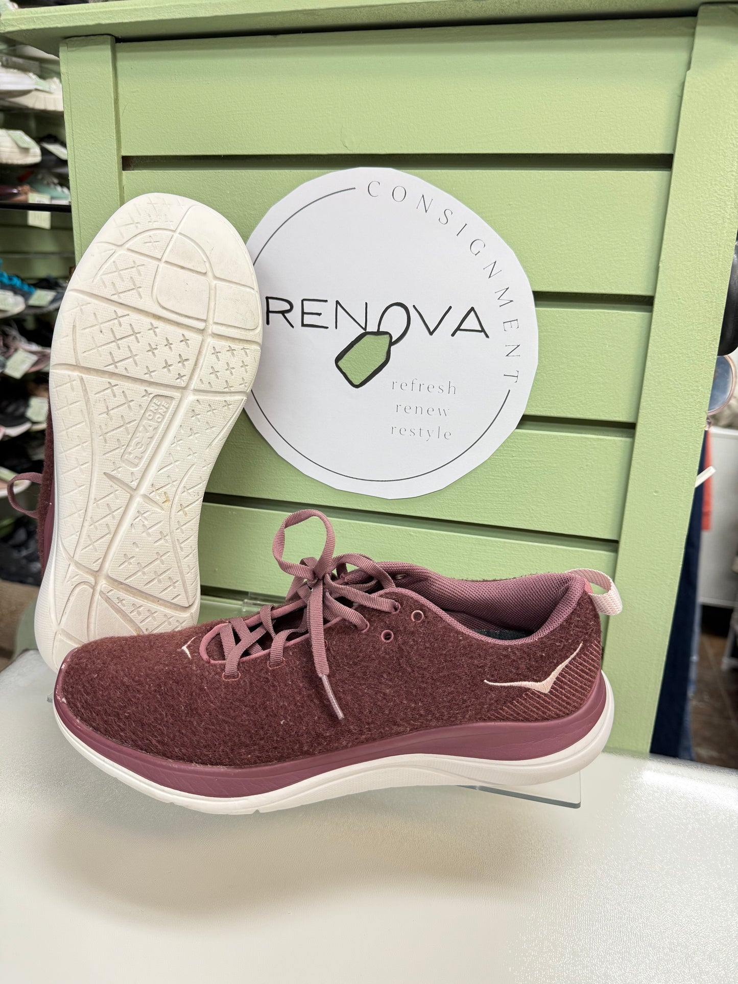 Hoka Hupana Flow Wool Runners (Womens 9.5)