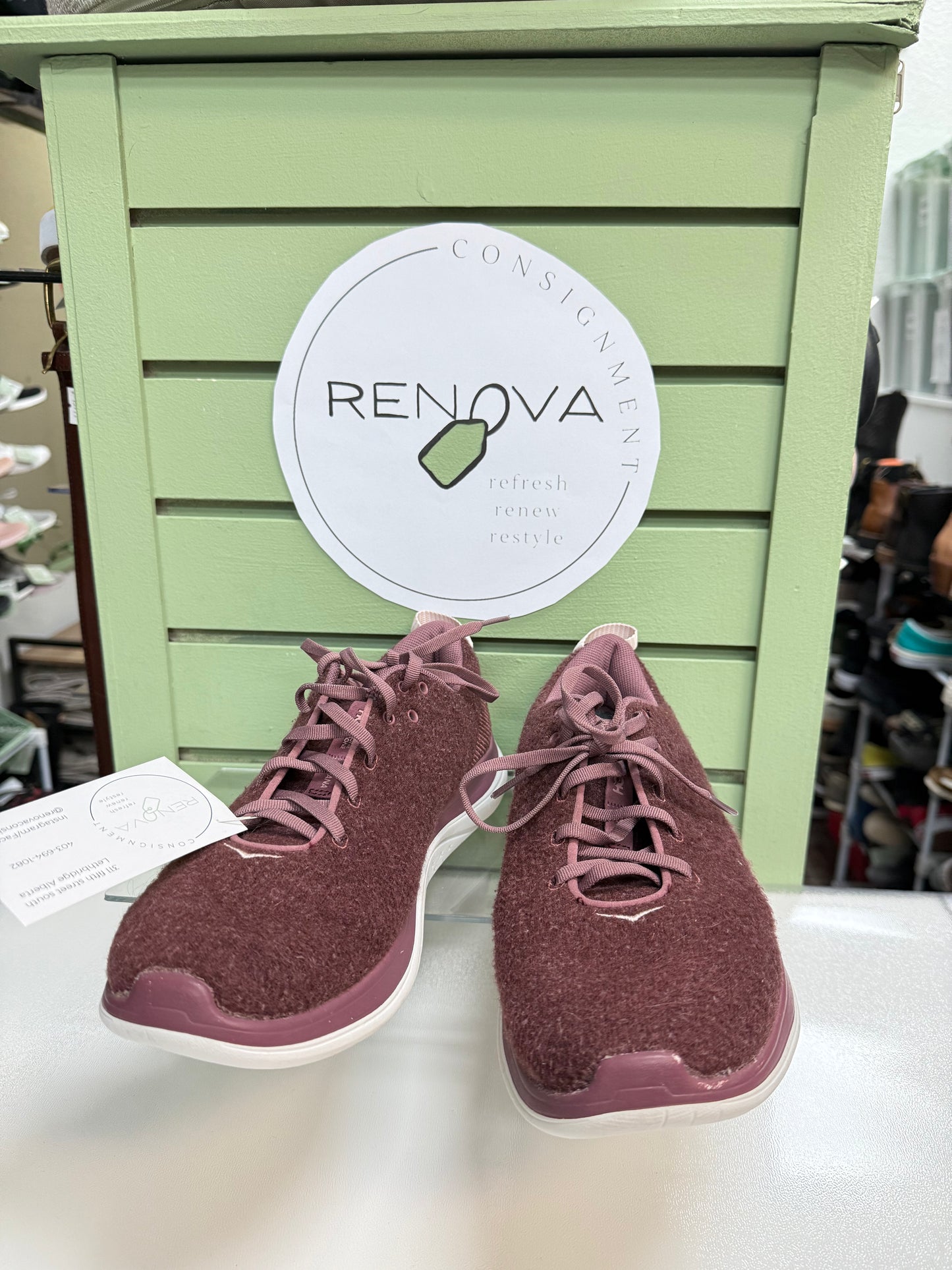 Hoka Hupana Flow Wool Runners (Womens 9.5)