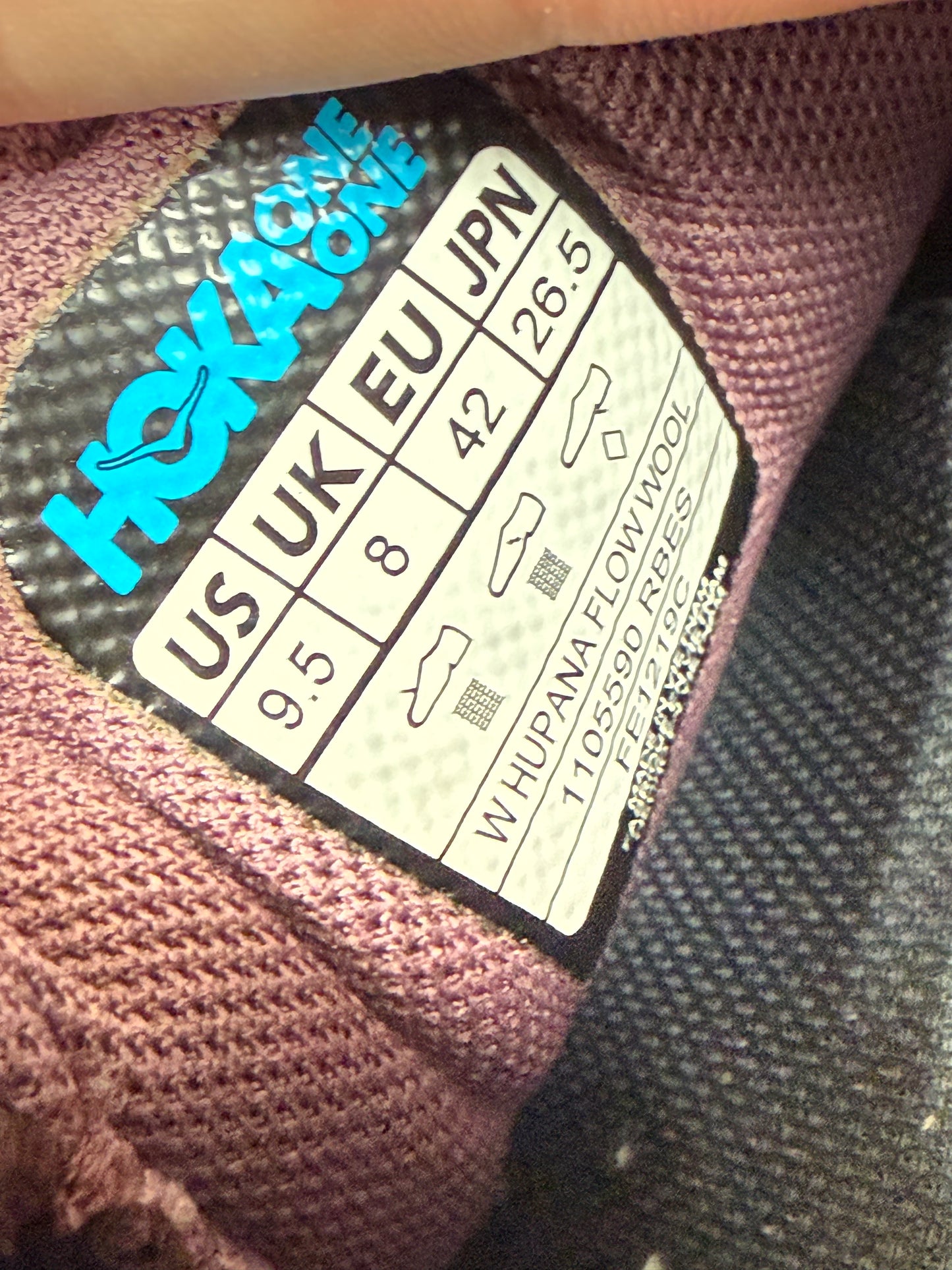 Hoka Hupana Flow Wool Runners (Womens 9.5)