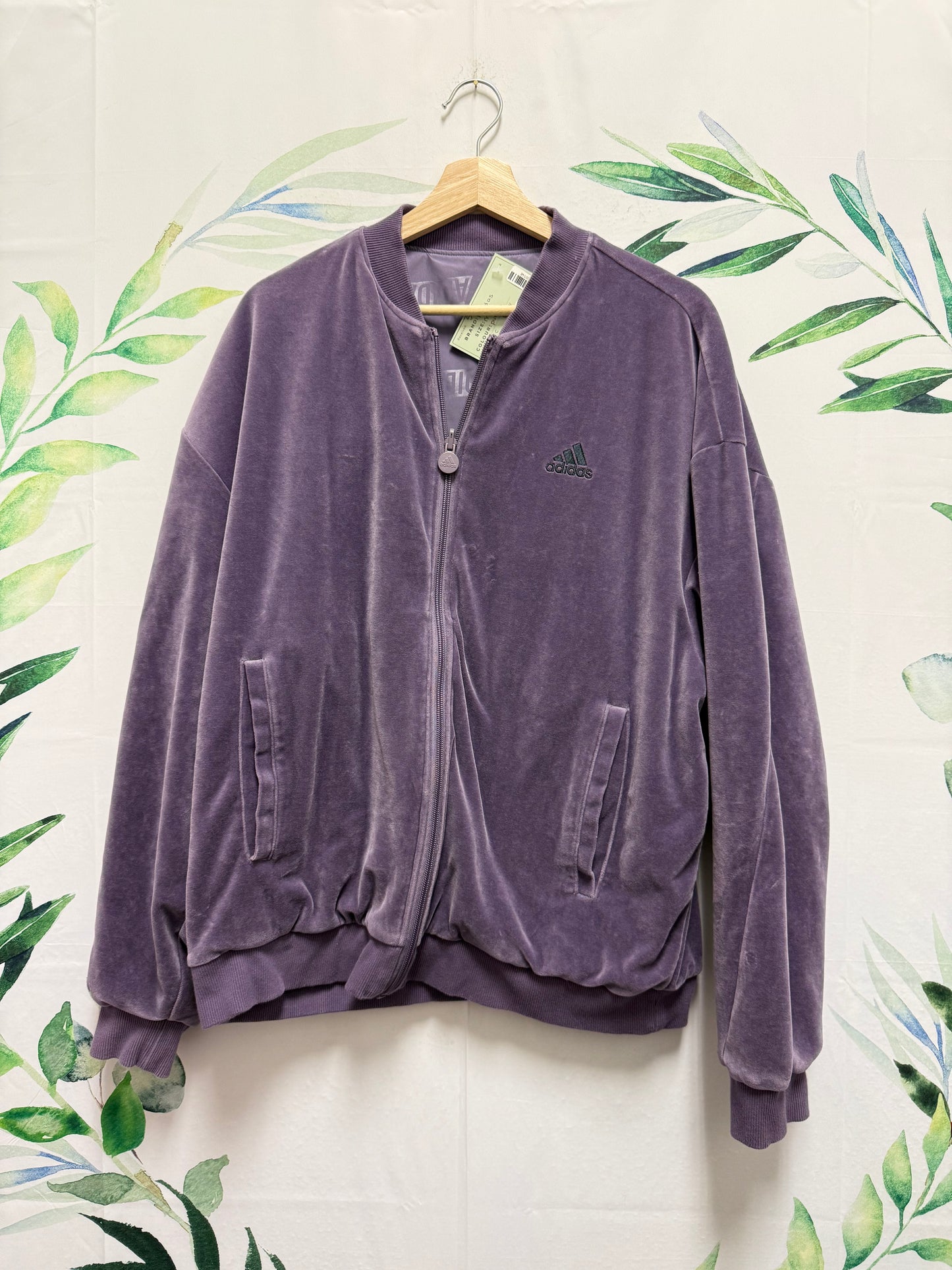 Adidas Reversible Velvet Jacket (M)
