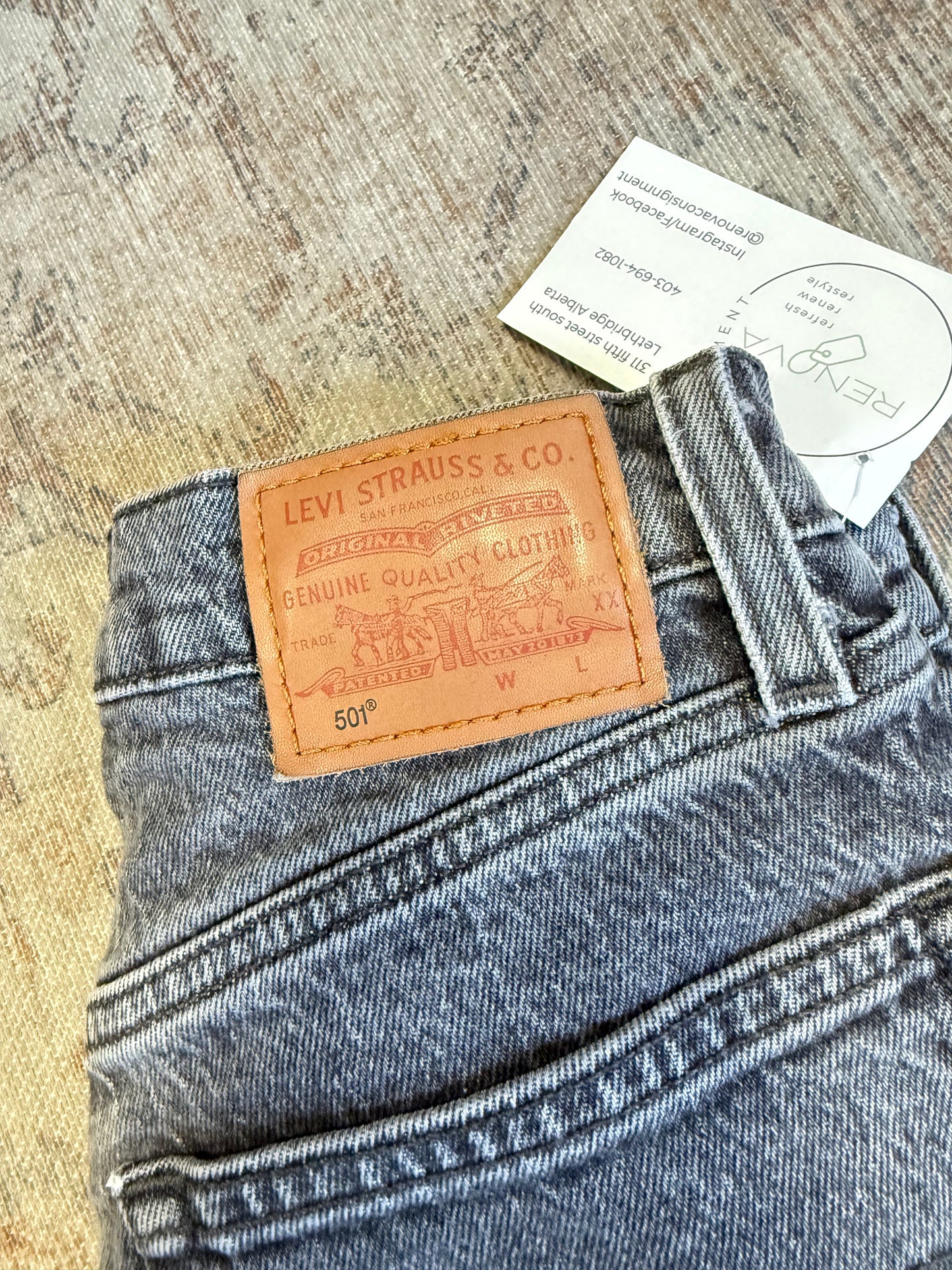 Levi 501 HR Jeans (24x26)