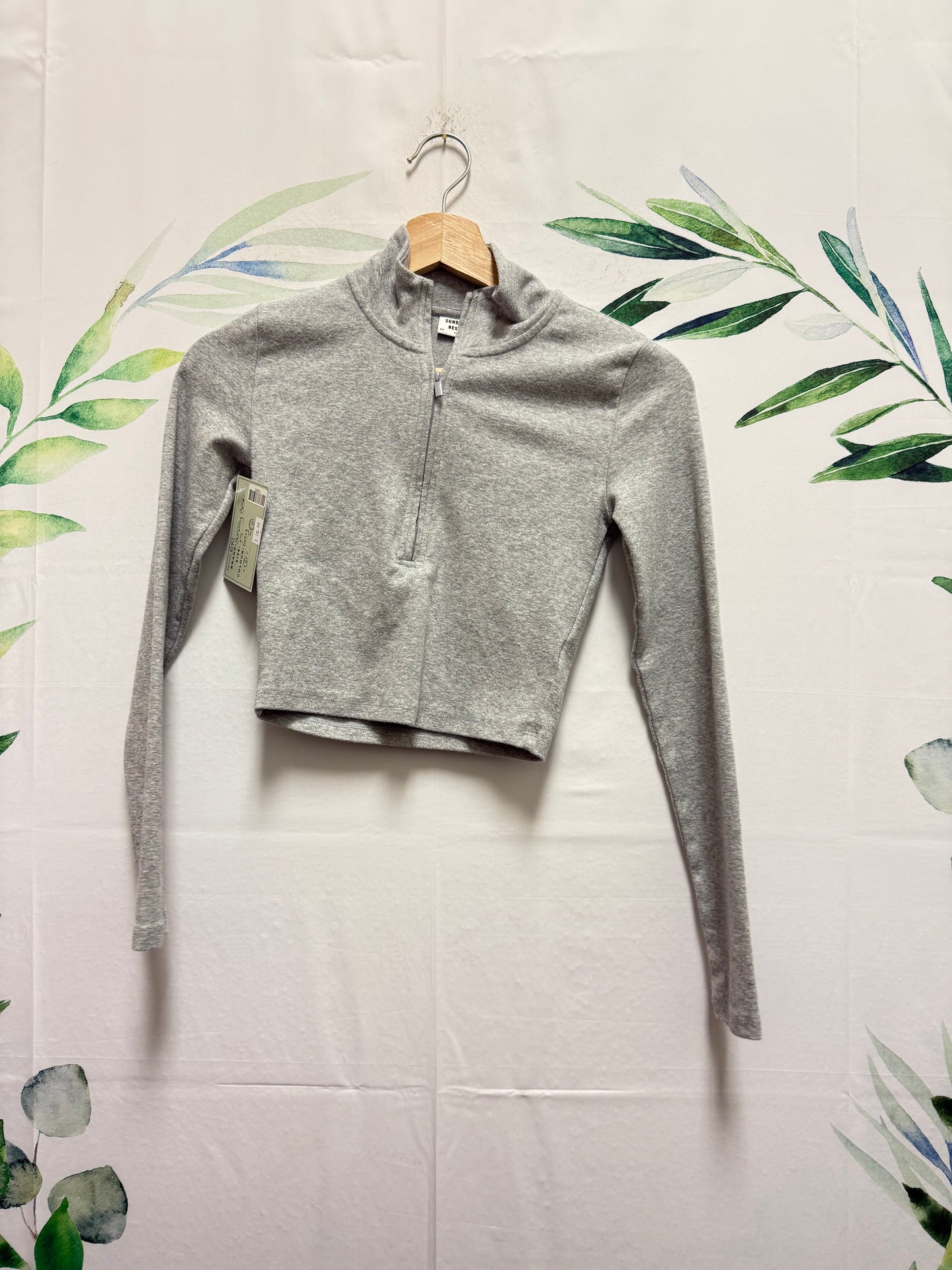 Aritzia Sunday Best Monarch Half Zip Longsleeve (XS)