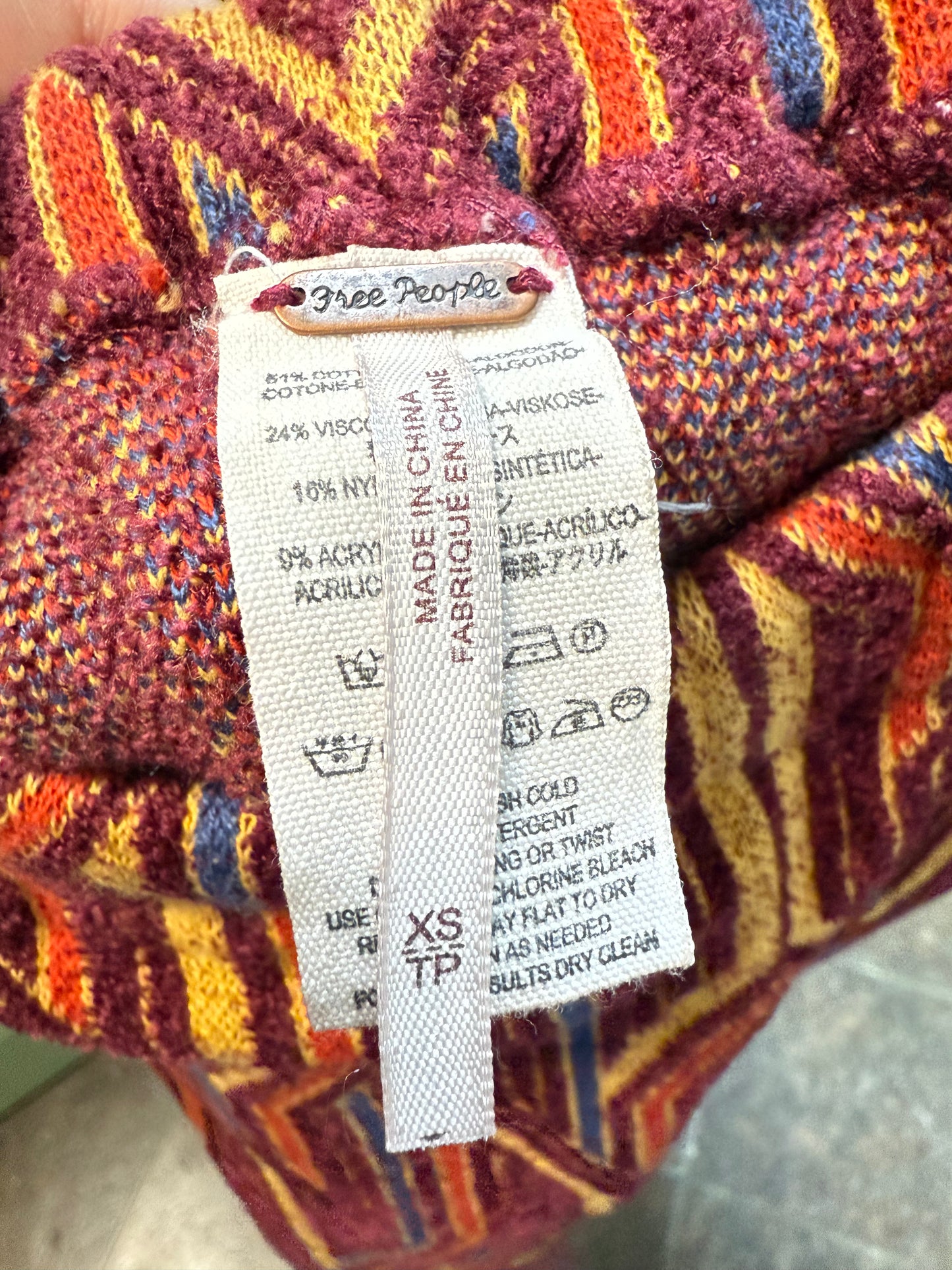 Free People Alina Pull On Wide Leg HR Pant (XS)