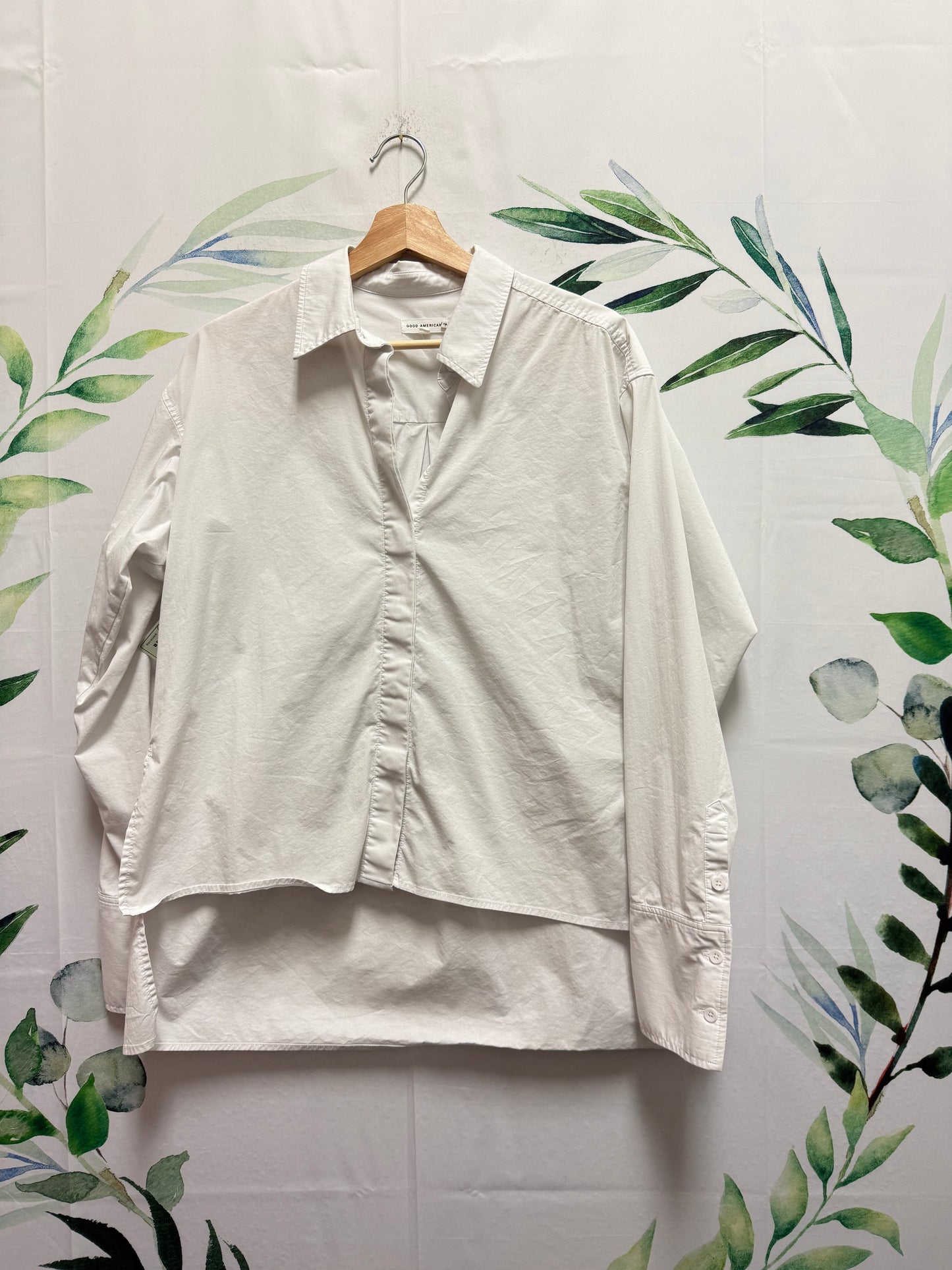 Good American Hi Low Button Up (1)