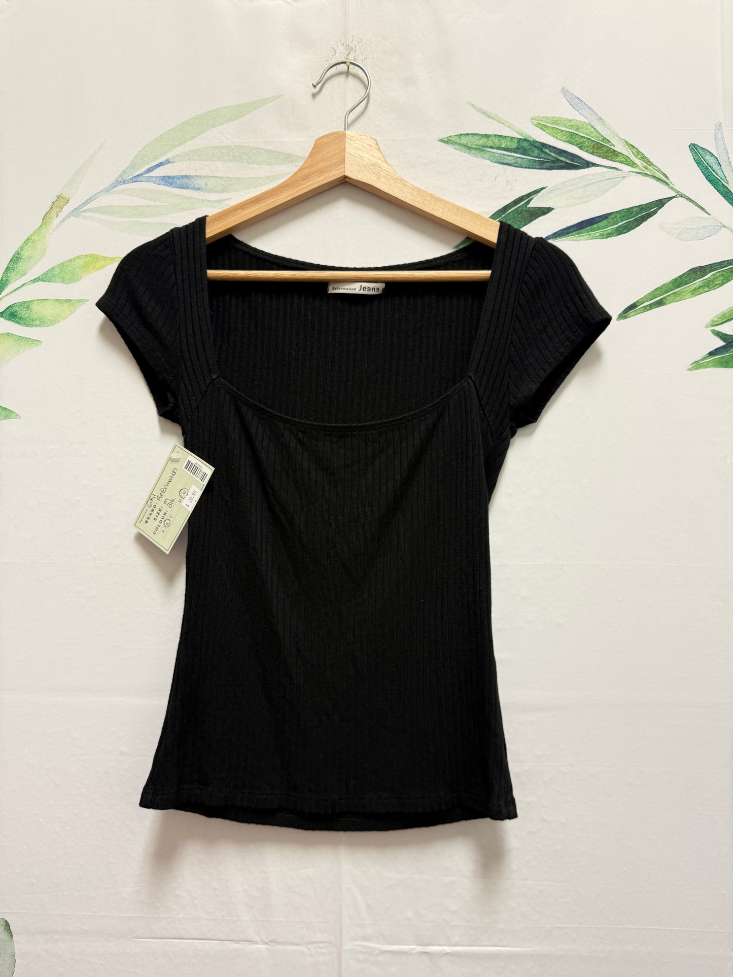 Reformation Bardot Tee (M)