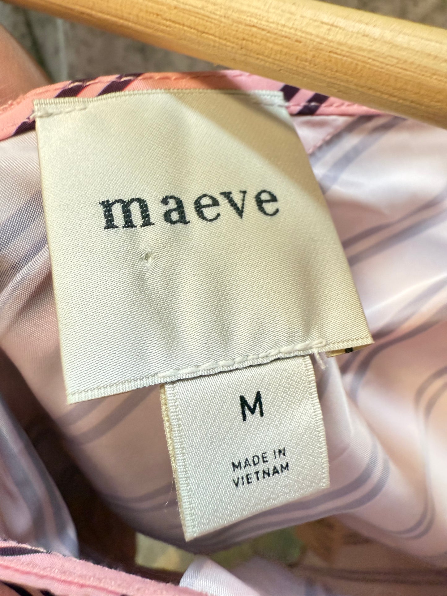 Anthropologie Maeve Taffeta Bow Swing Blouse (M)