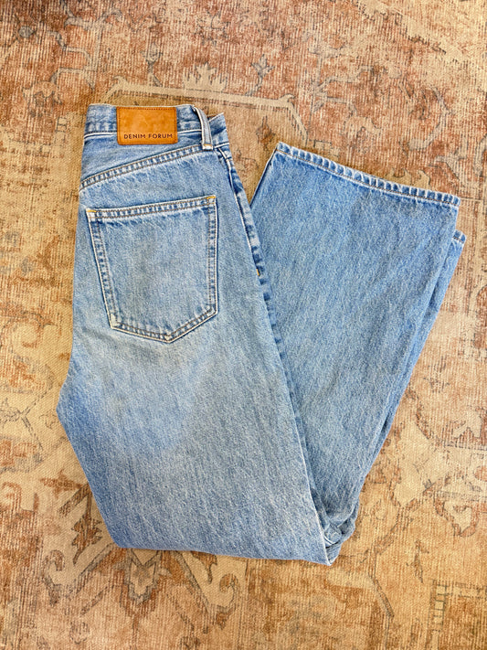 Denim Forum Farrah Wide Leg Jeans (23x28)