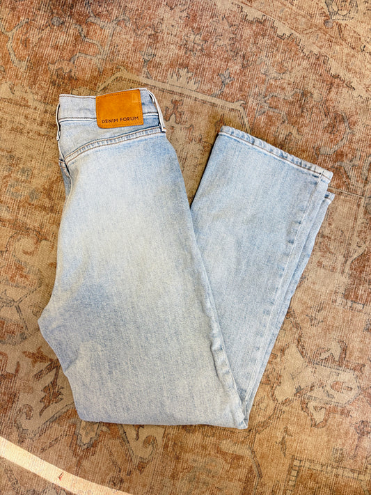 Denim Forum Retro Cheeky Straight HR Jeans (28x28)
