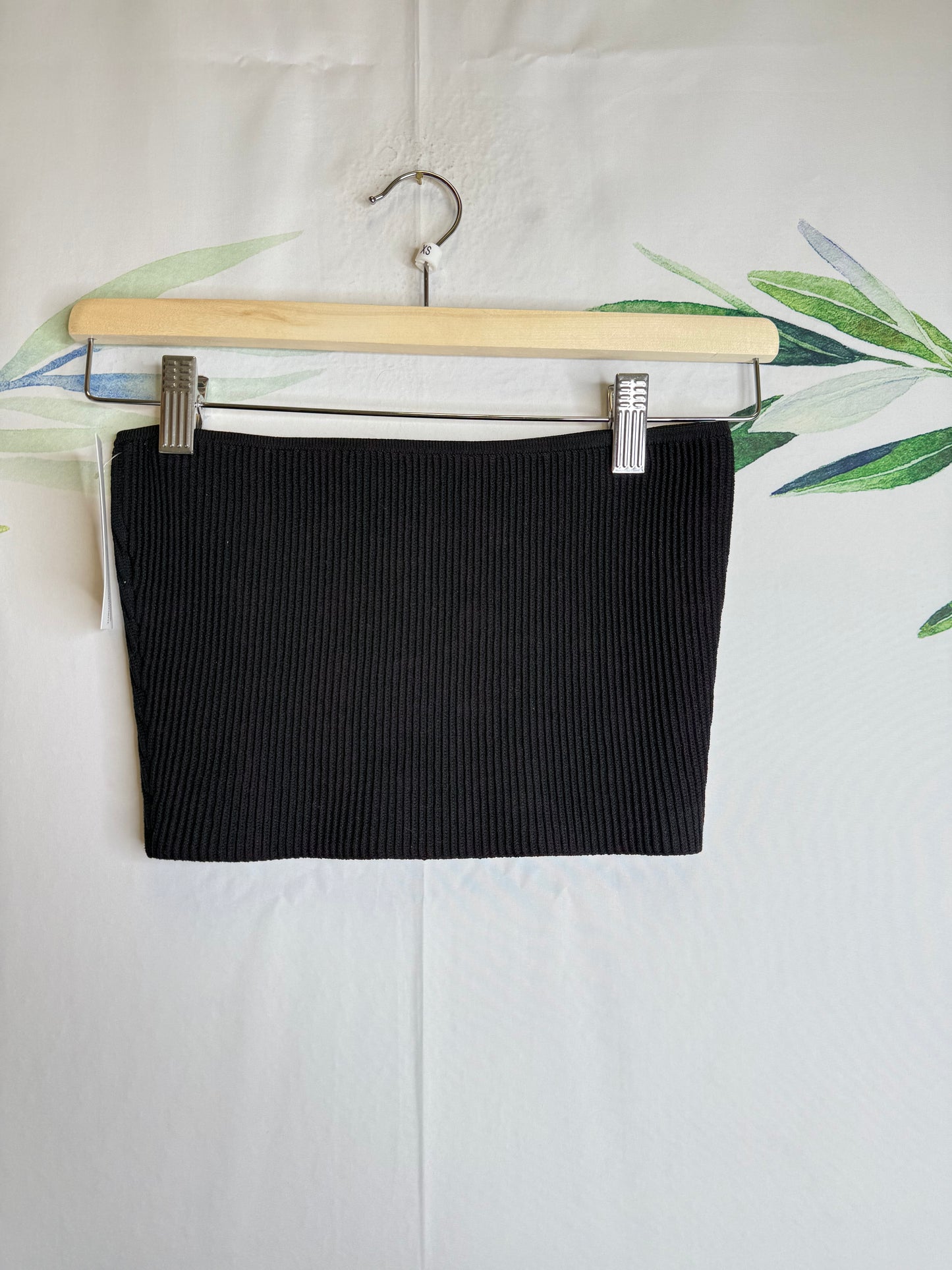 Aritzia Sculpt Knit Cropped Tube Top (XS)