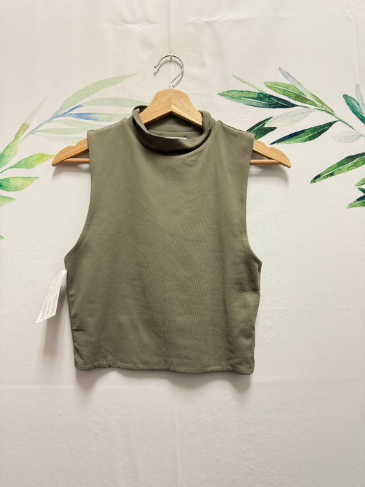 Aritzia Babaton Contour Mockneck Crop Tank (M)