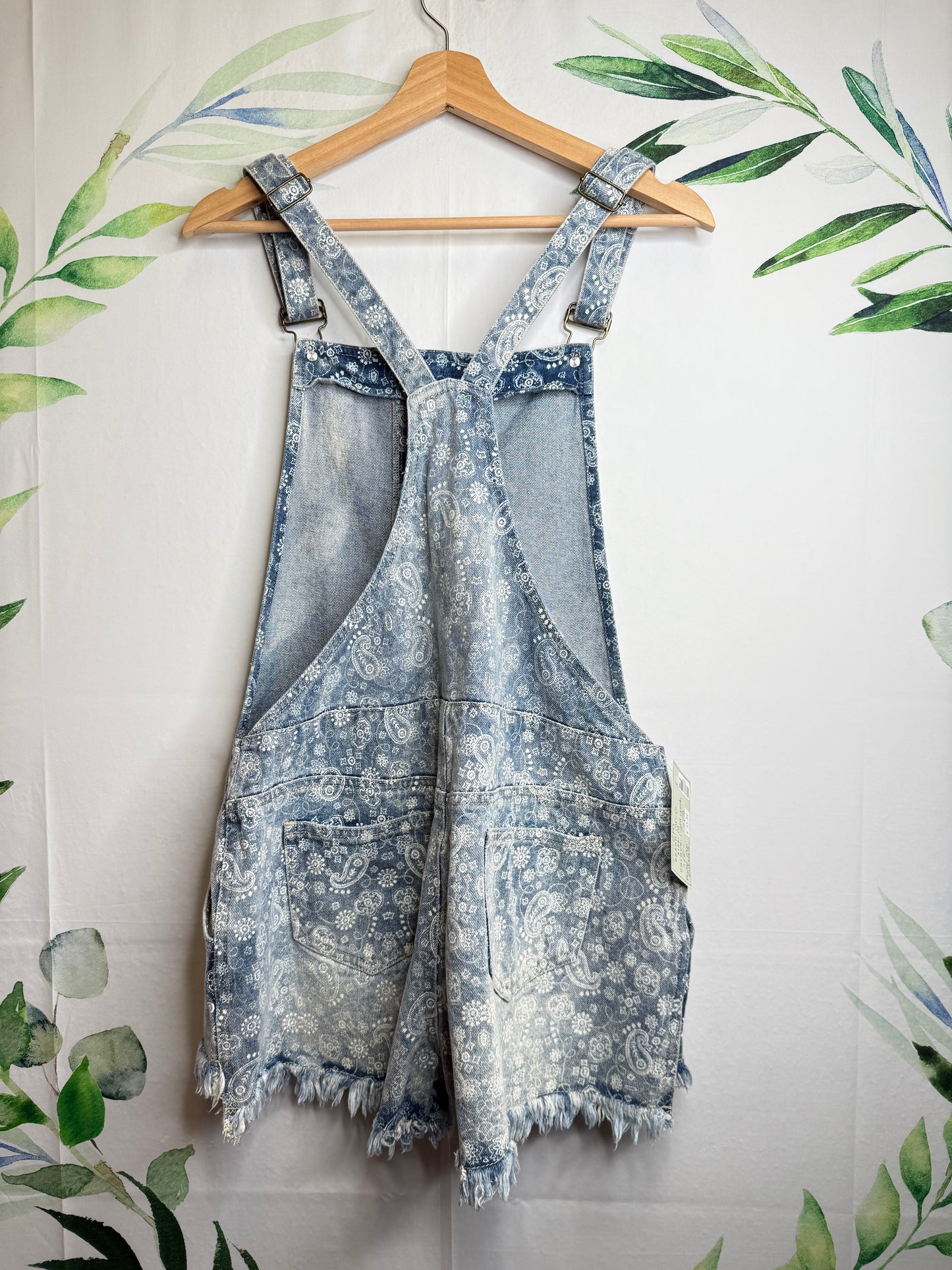 MPD Paisley Denim Romper (M)