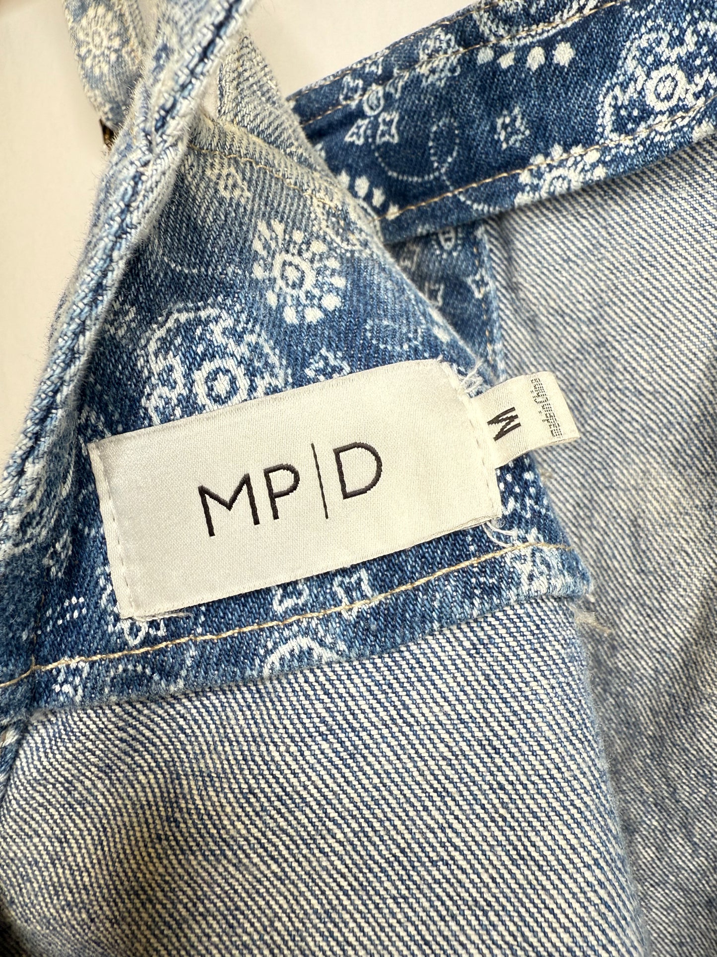 MPD Paisley Denim Romper (M)