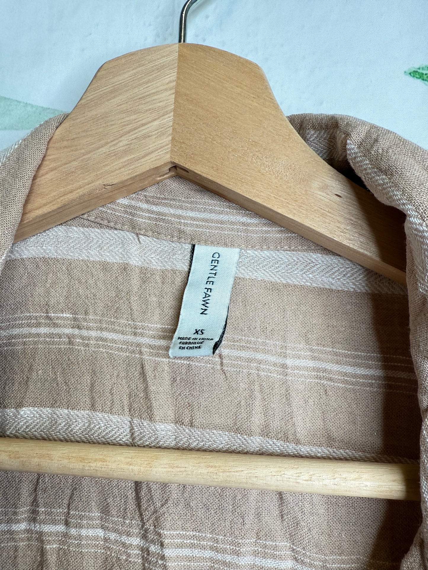 Gentle Fawn Zip Up Romper (XS)