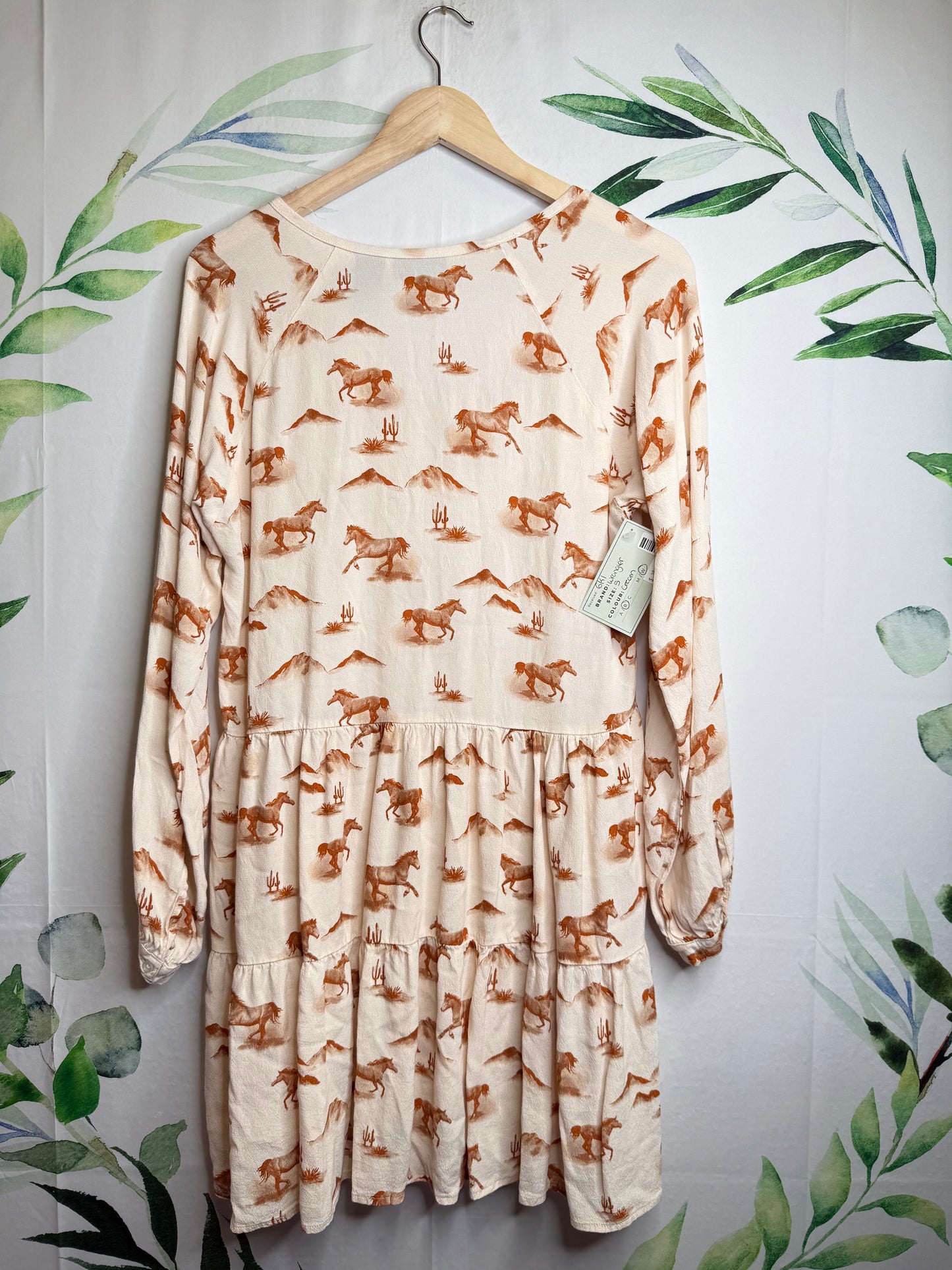 Wrangler Horse Tiered Dress (S)