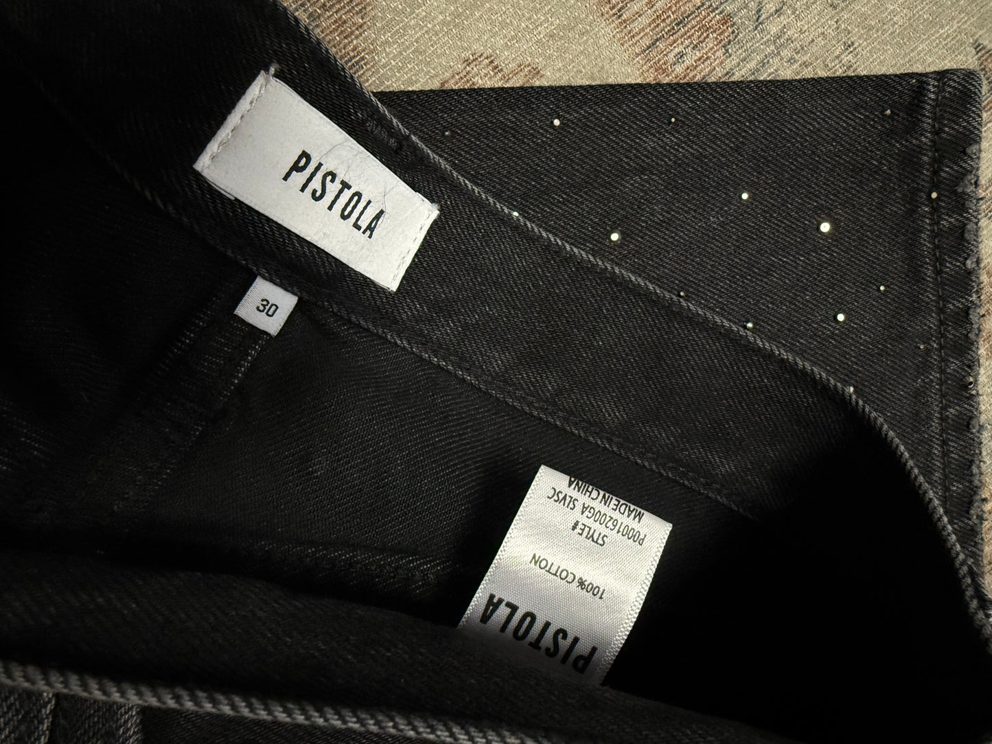 Pistola Lexi Bowed Straight MR Jeans (30x28)