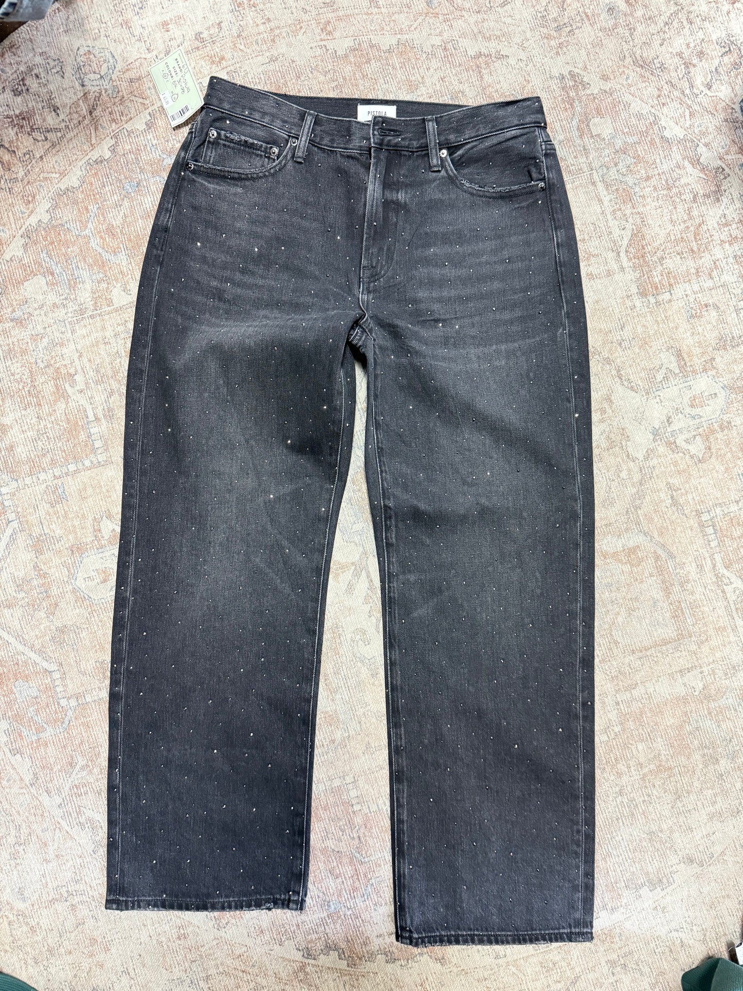 Pistola Lexi Bowed Straight MR Jeans (30x28)