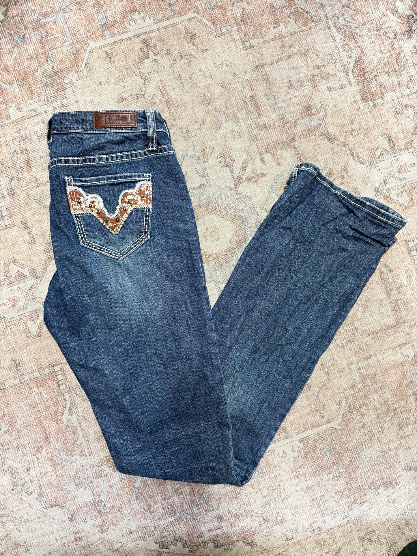Rock & Roll Denim Bootcut MR Jeans (29x38)