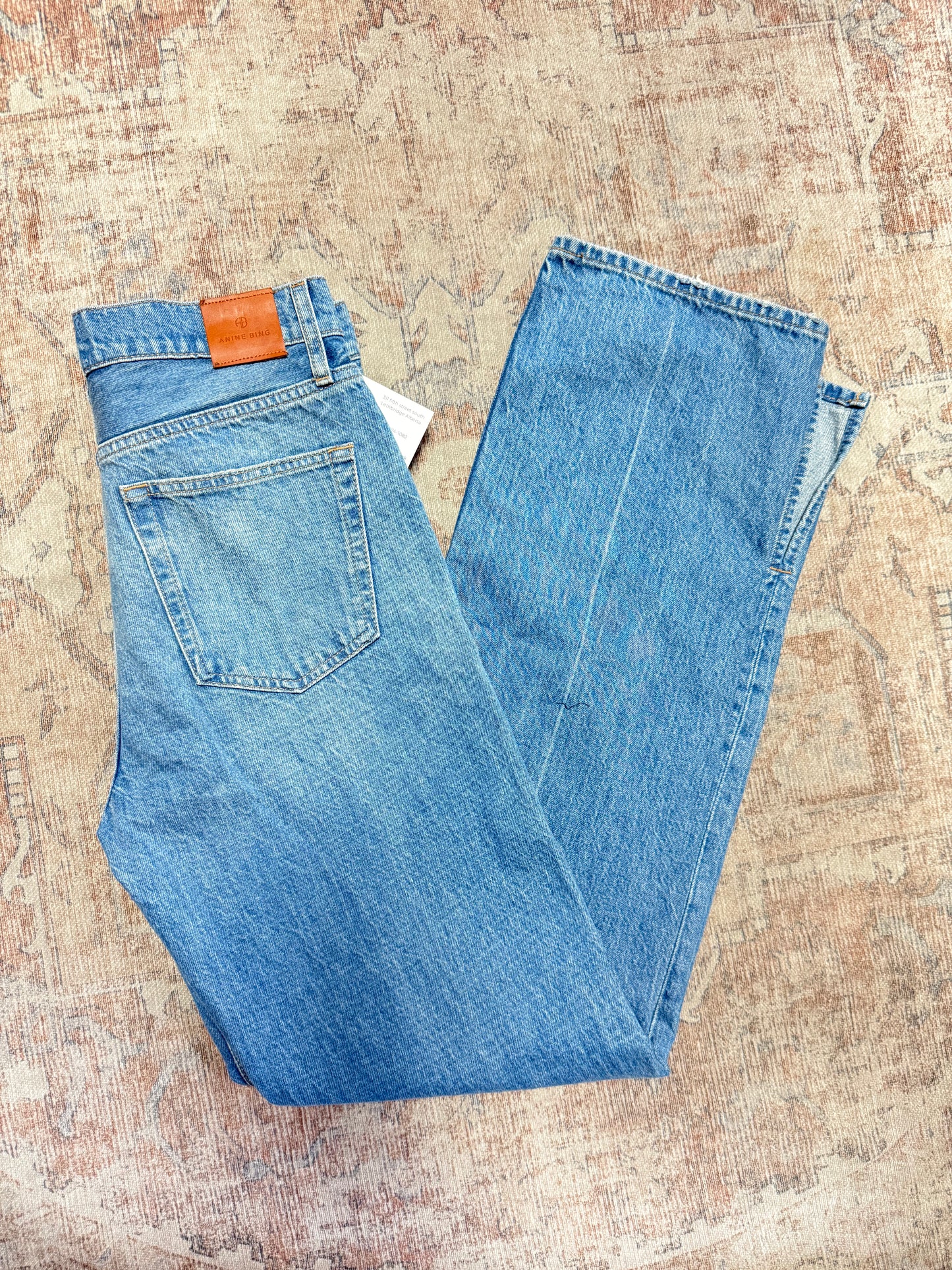 Anine Bing Roy Relaxed HR Jeans (28x34)