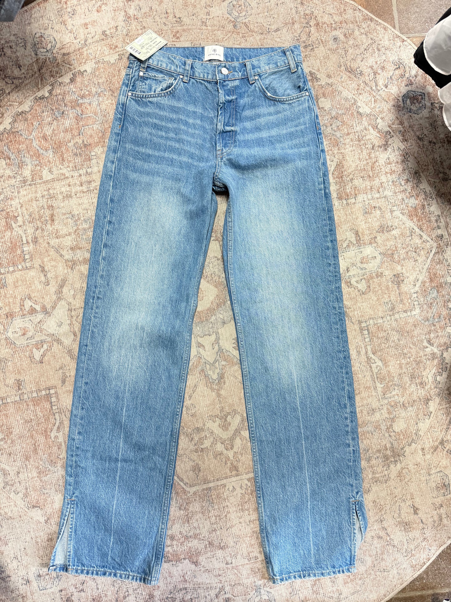 Anine Bing Roy Relaxed HR Jeans (28x34)