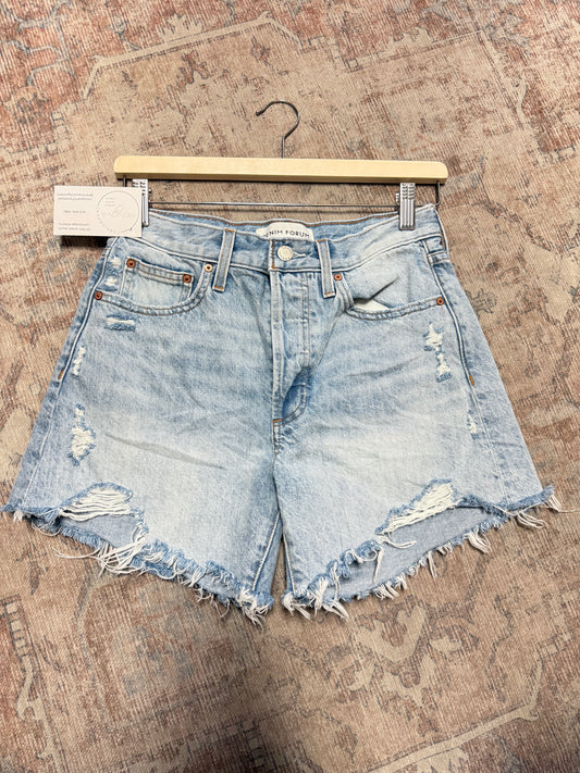 Denim Forum Ex Boyfriend Thigh HR Shorts (25)