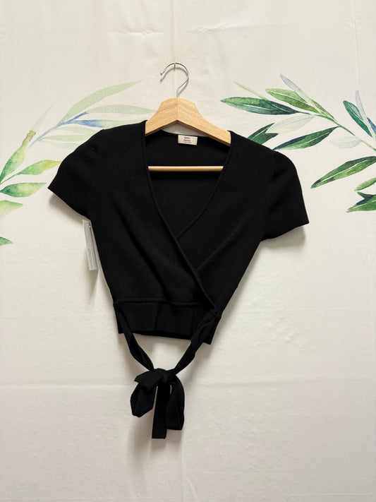 Aritzia Little Moon Prunella Tie Up Tee (S)