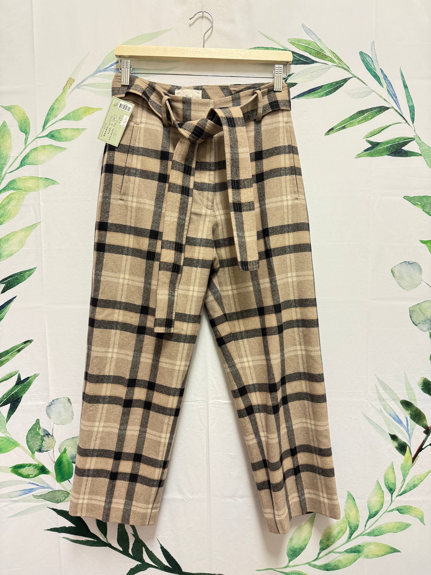 Aritzia Wilfred Tie Front HR Pant 26” (6)