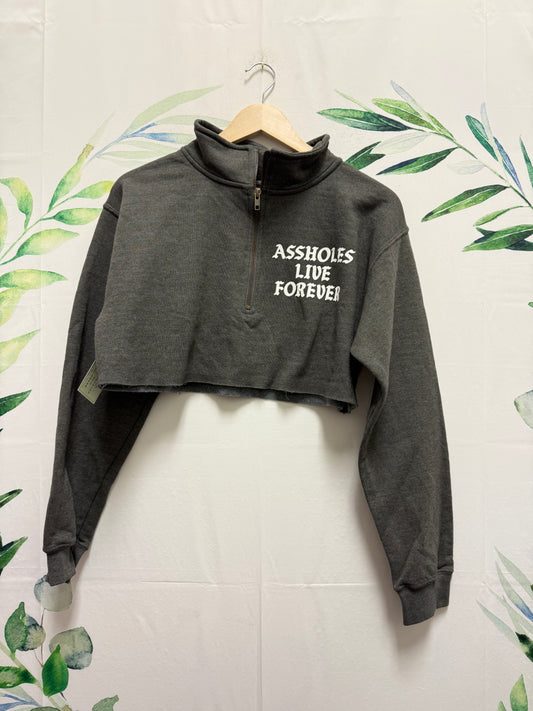 Assholes Live Forever Half Zip (S)