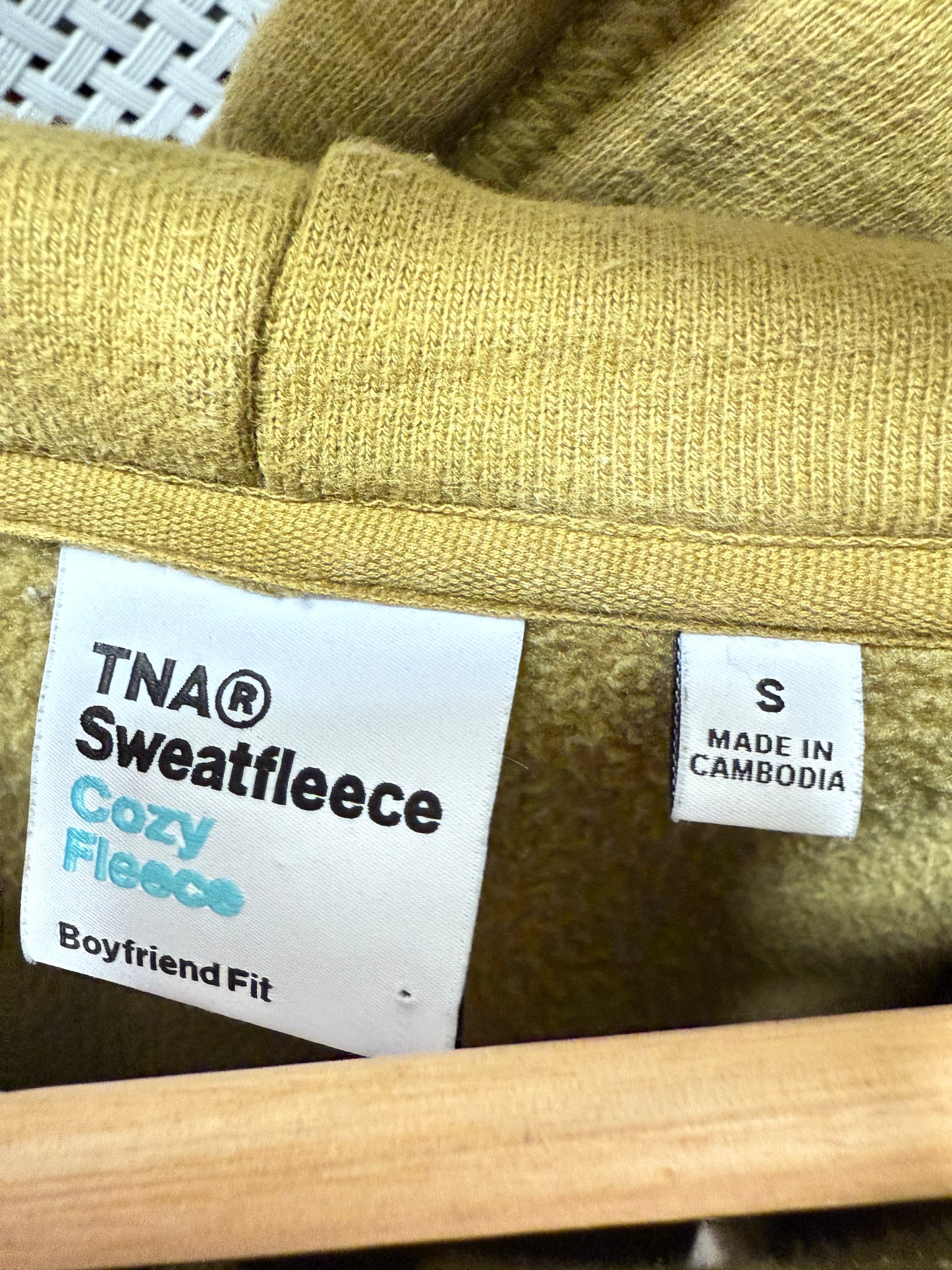 Aritzia TNA CozyFleece Boyfriend Zip Up (S)