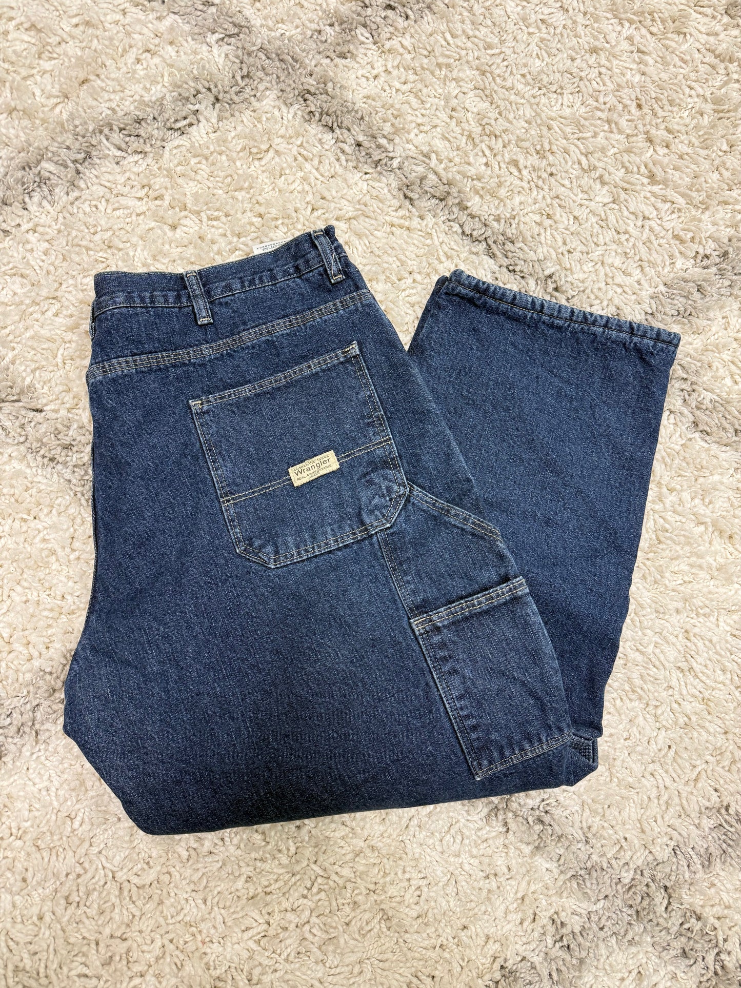Wrangler Fleece Lined Carpenter Jeans (38x30)