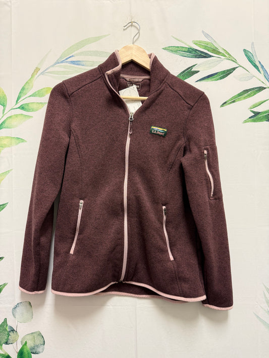 LL Bean Fleece Zip Up Jacket (M)