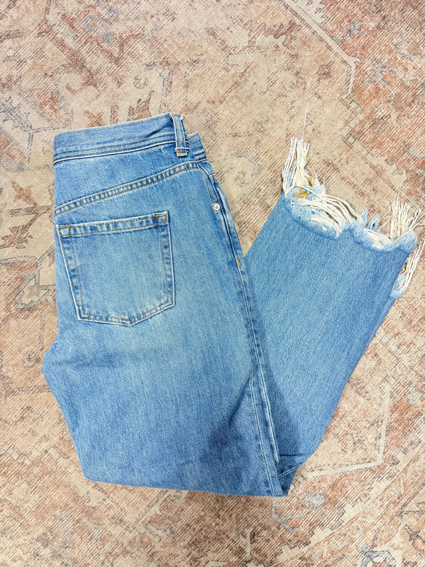 Free People Maggie Straight MR Jeans (28x27)