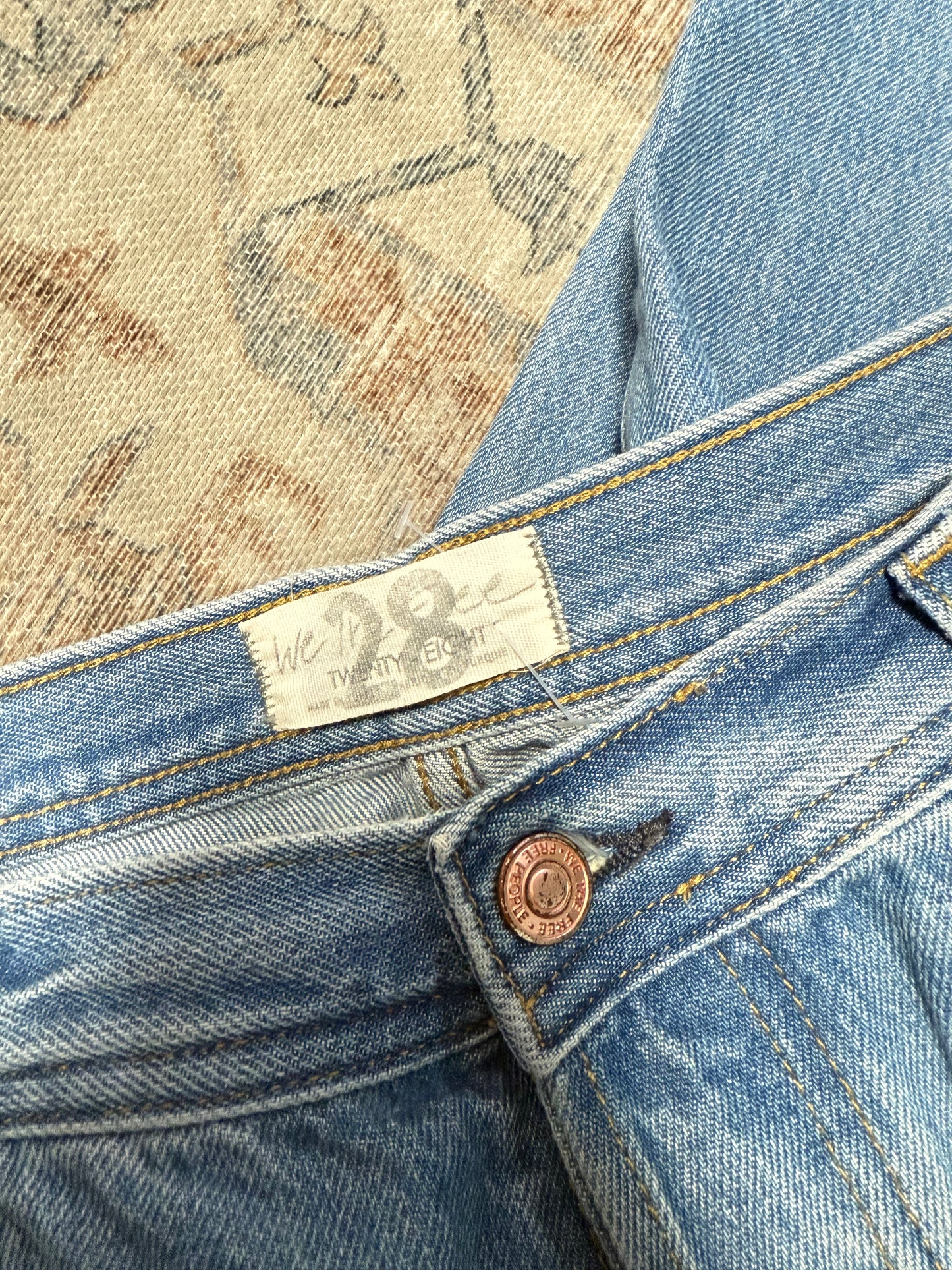 Free People Maggie Straight MR Jeans (28x27)