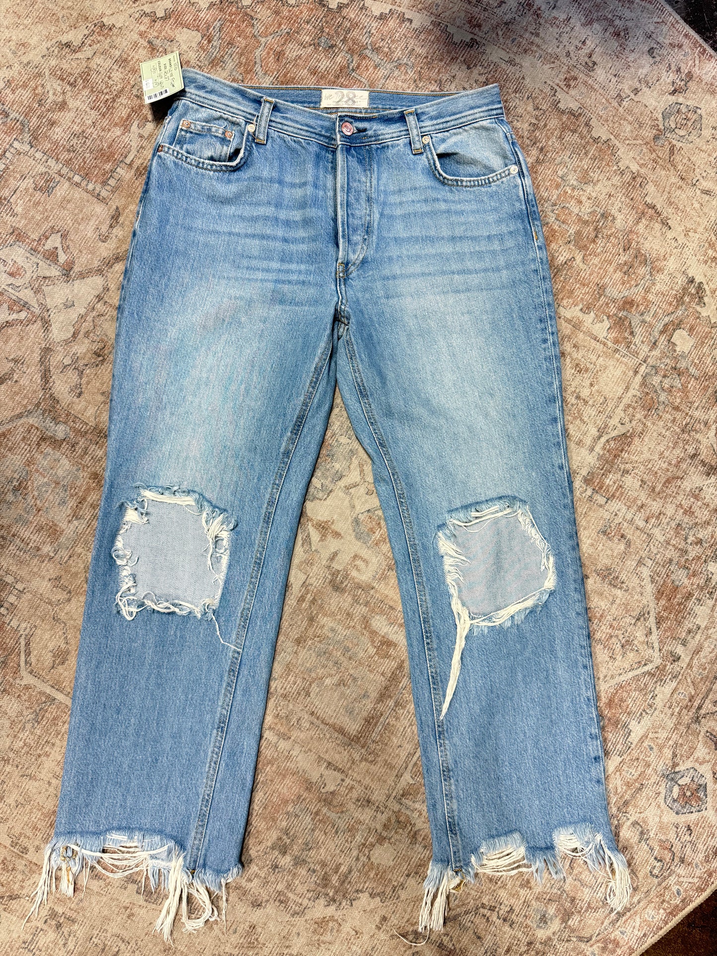 Free People Maggie Straight MR Jeans (28x27)