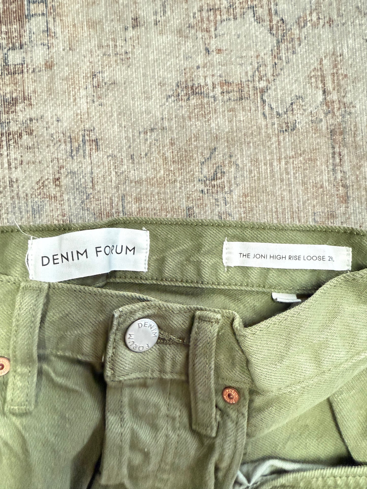 Denim Forum Joni Loose HR Jeans (24x29)