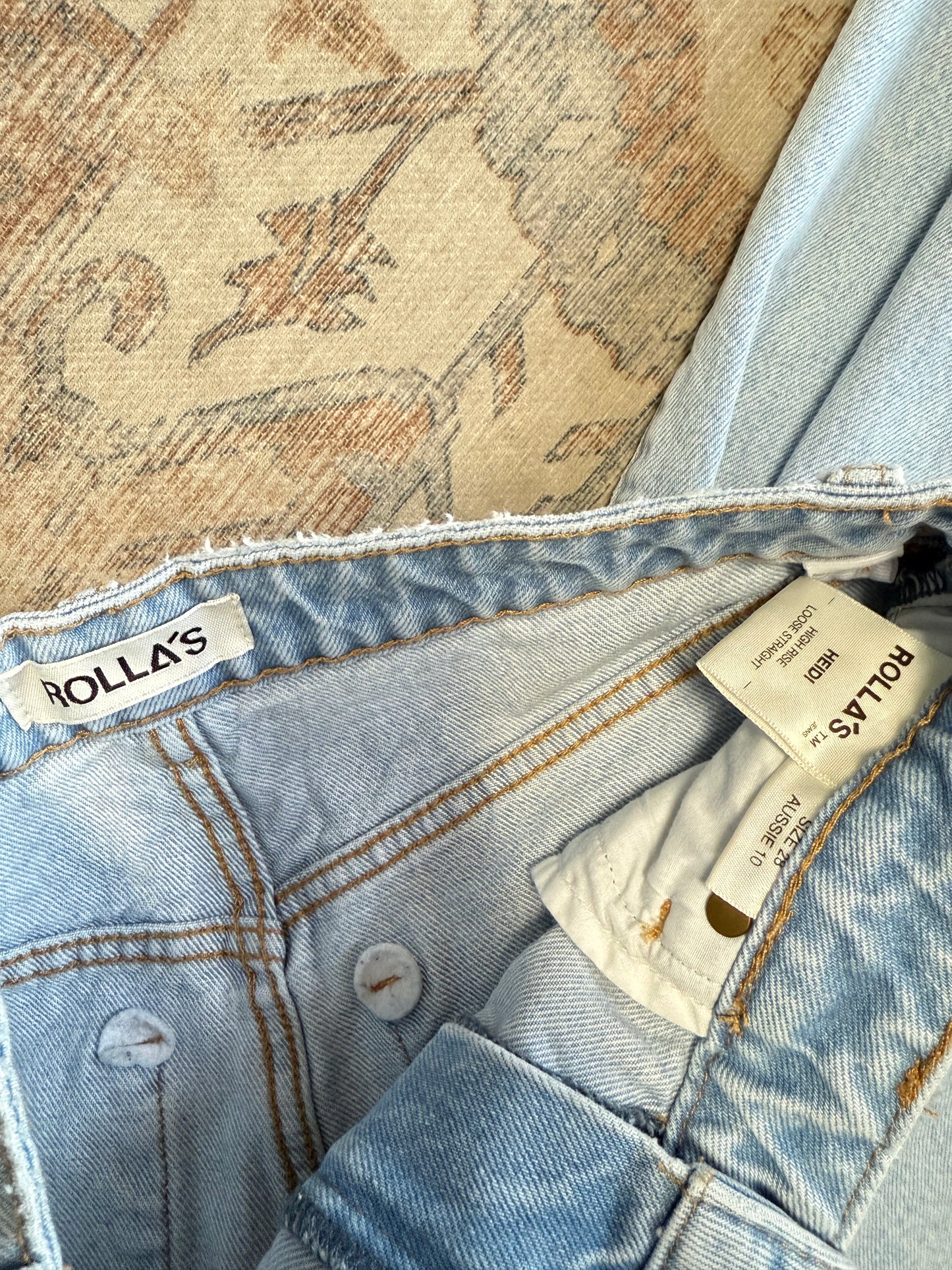 Rollas Heidi Loose Straight HR Jeans (28x28)