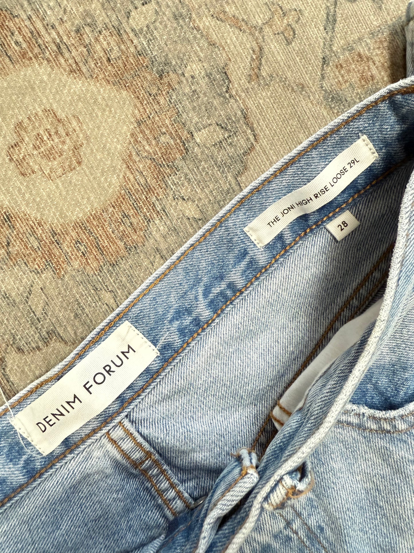 Denim Forum Joni Loose HR Jeans (28x29)