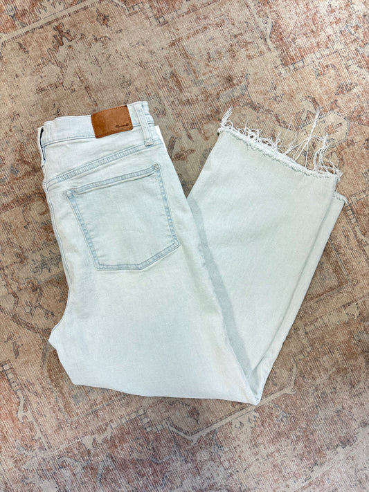 Madewell Perfect Vintage Wide Leg Crop Jeans (29x26)