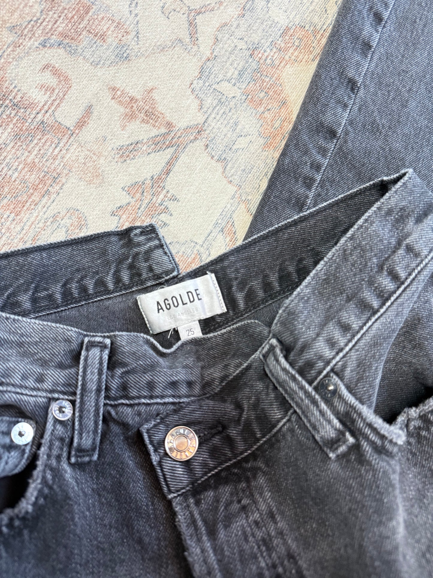 Agolde Criss Cross Straight HR Jeans (25x31)