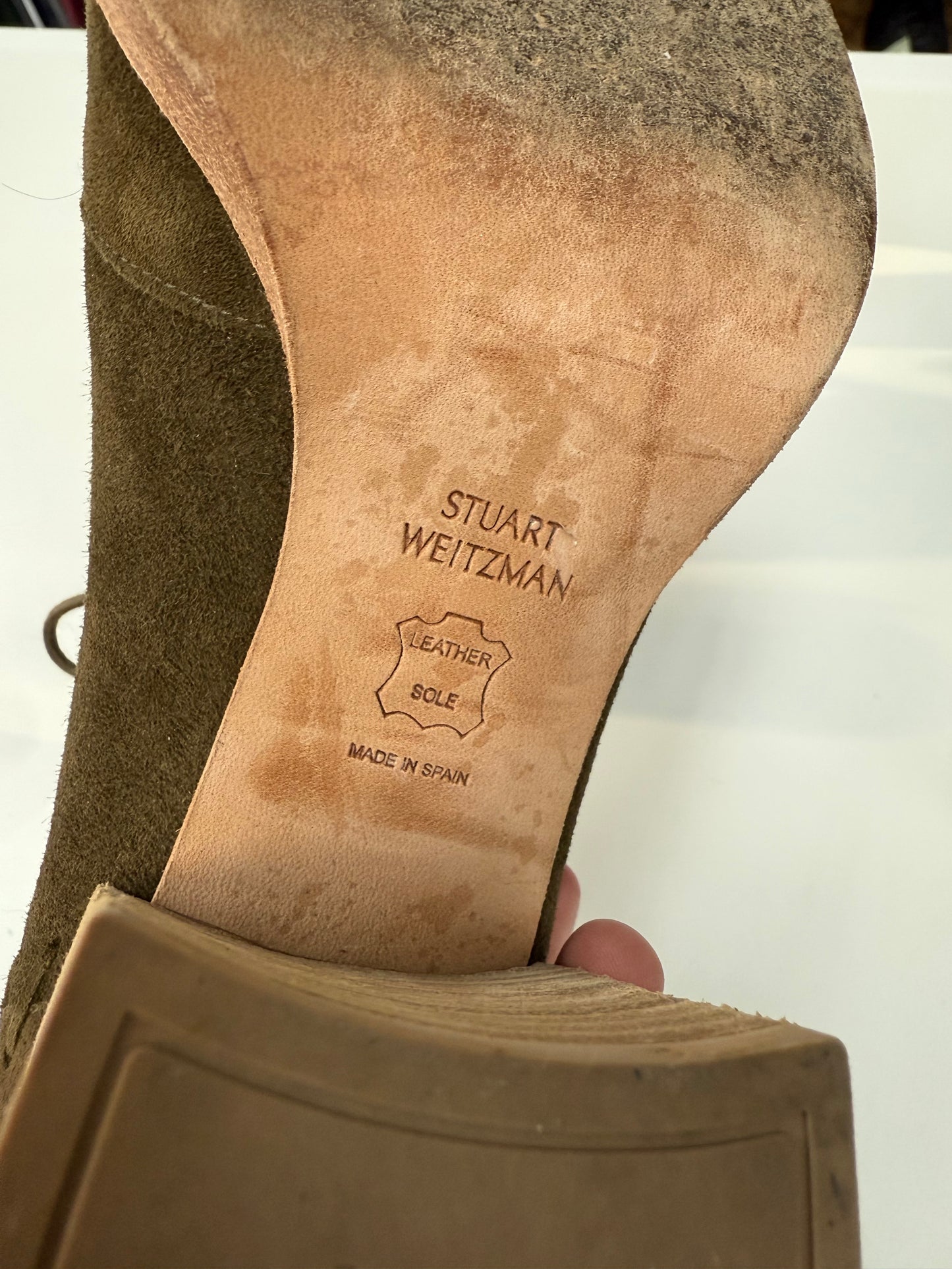 Stuart Weitzman Walla Walla Heeled Boots (Womens 7)