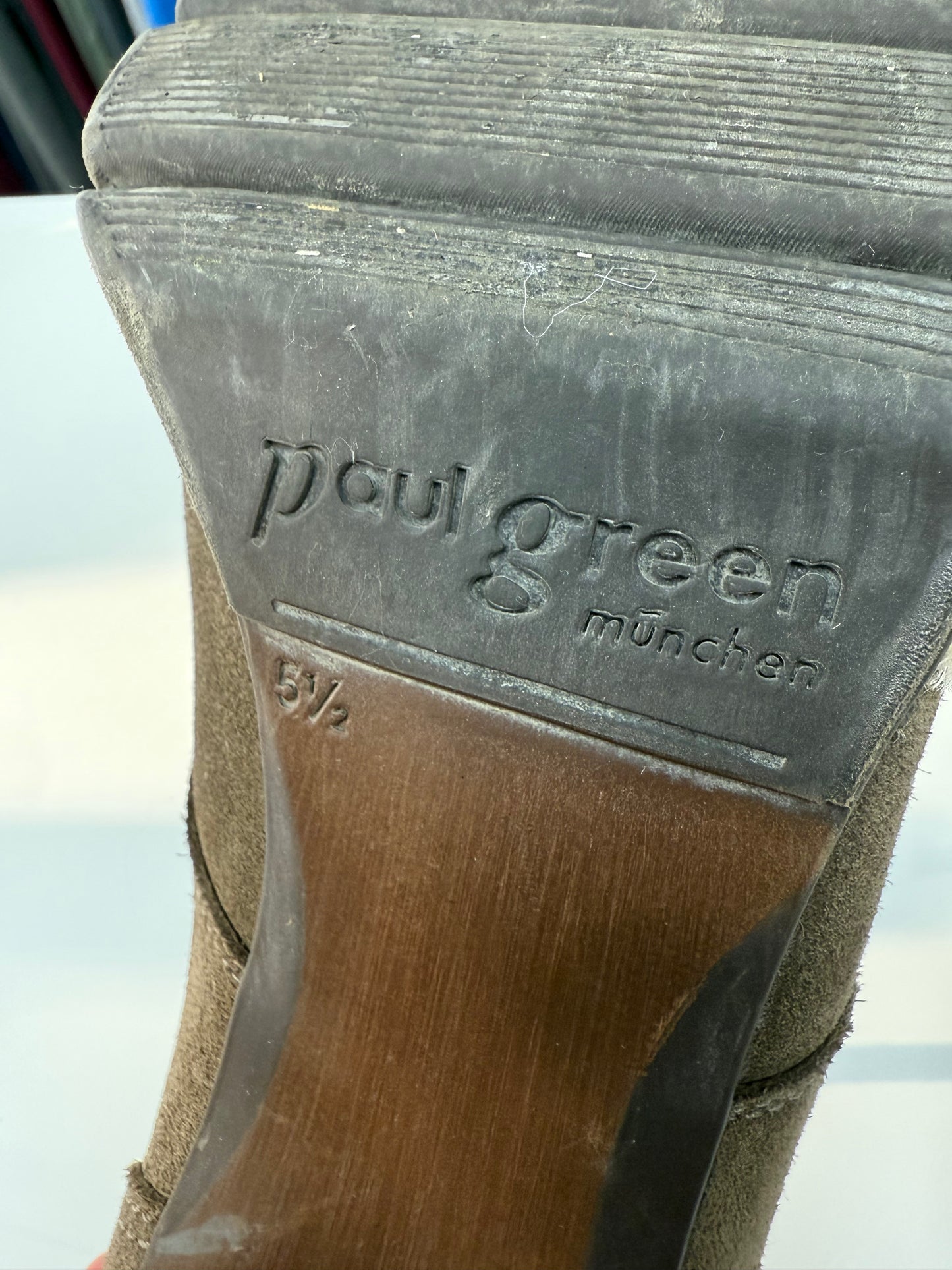 Paul Green Heeled Boot (Womens 5.5)
