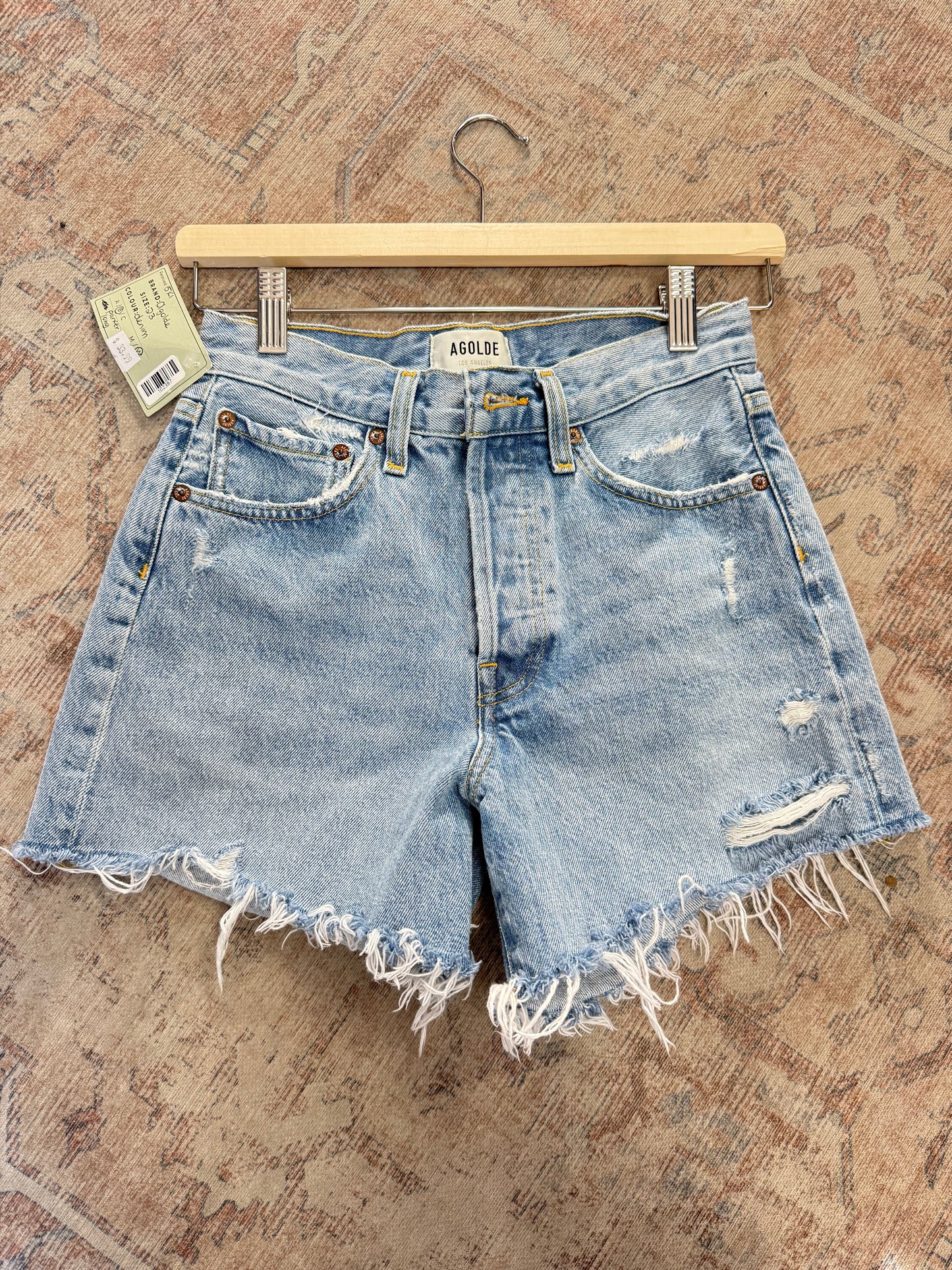 Agolde Parker Long HR Shorts (23)