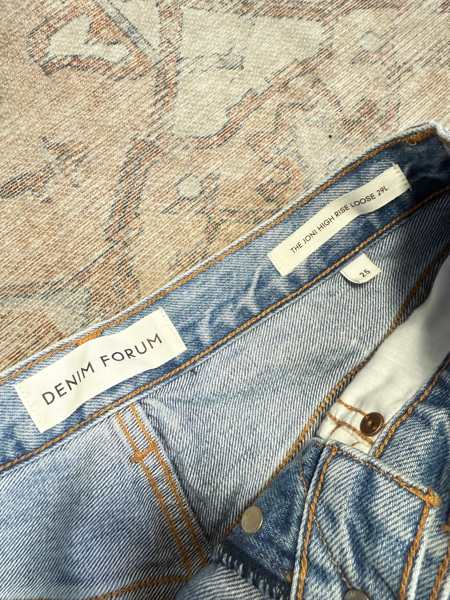 Denim Forum Joni Loose HR Jeans (25x29)