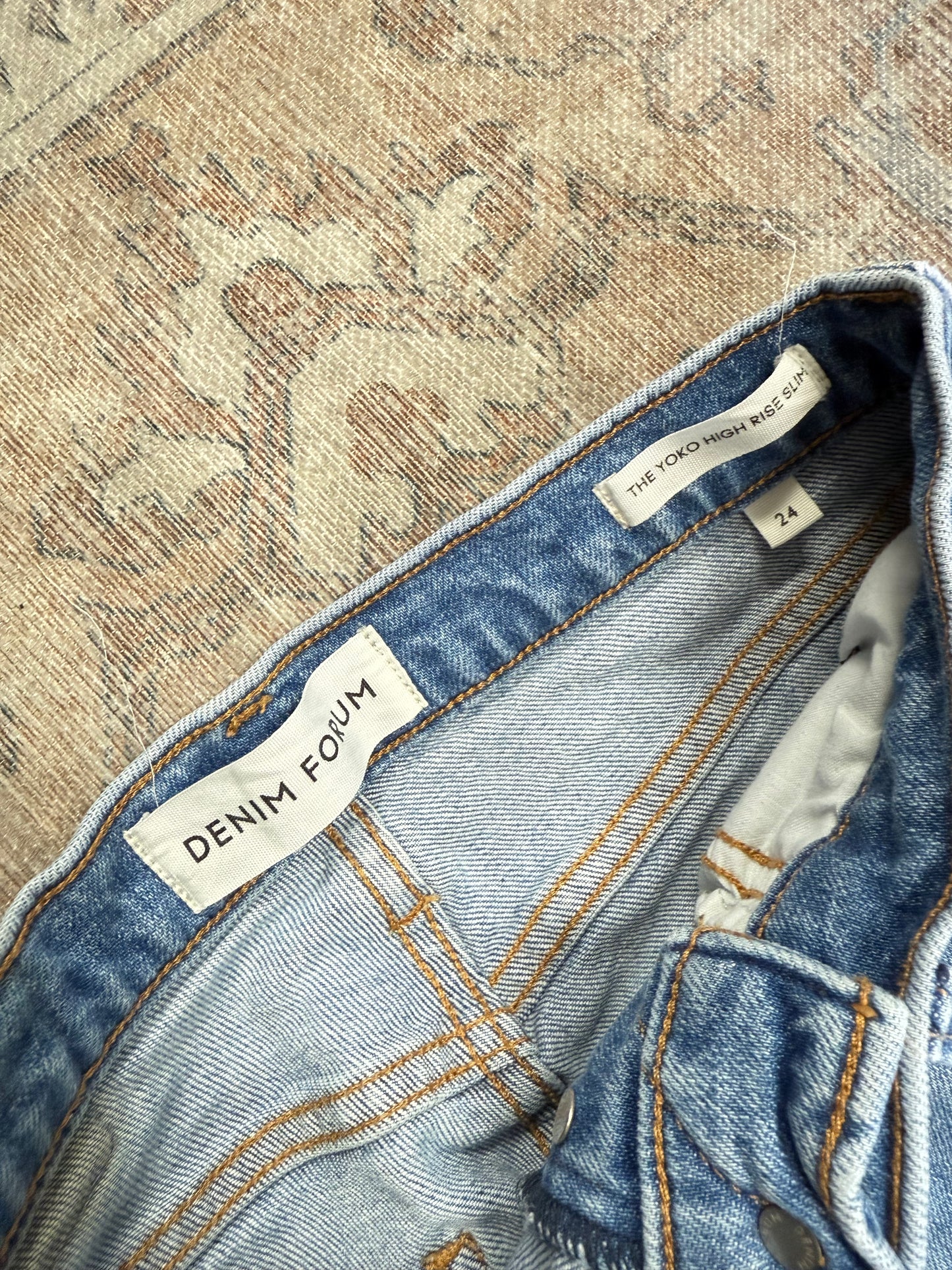 Denim Forum Yoko Slim HR Jeans (24x27)